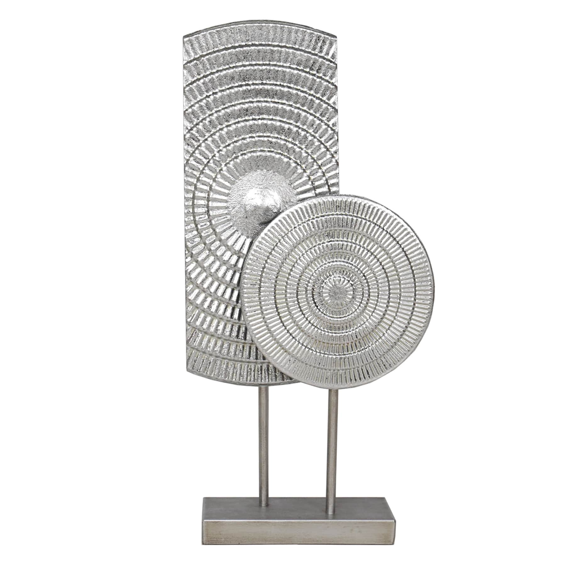 Found & Fable Silver Metal Decor, 21"