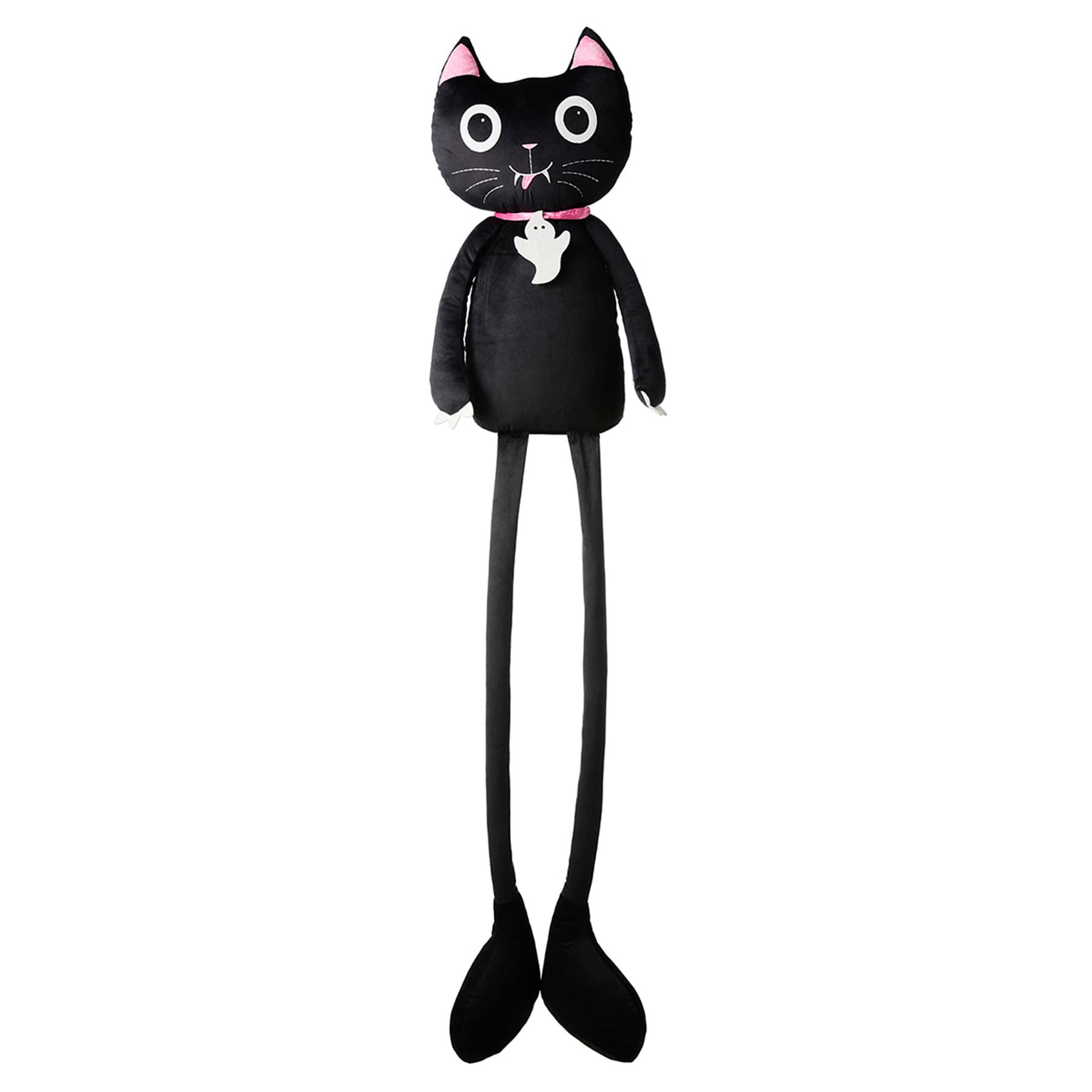 Hey Boo! Black Fabric Cat Sitter, 60"