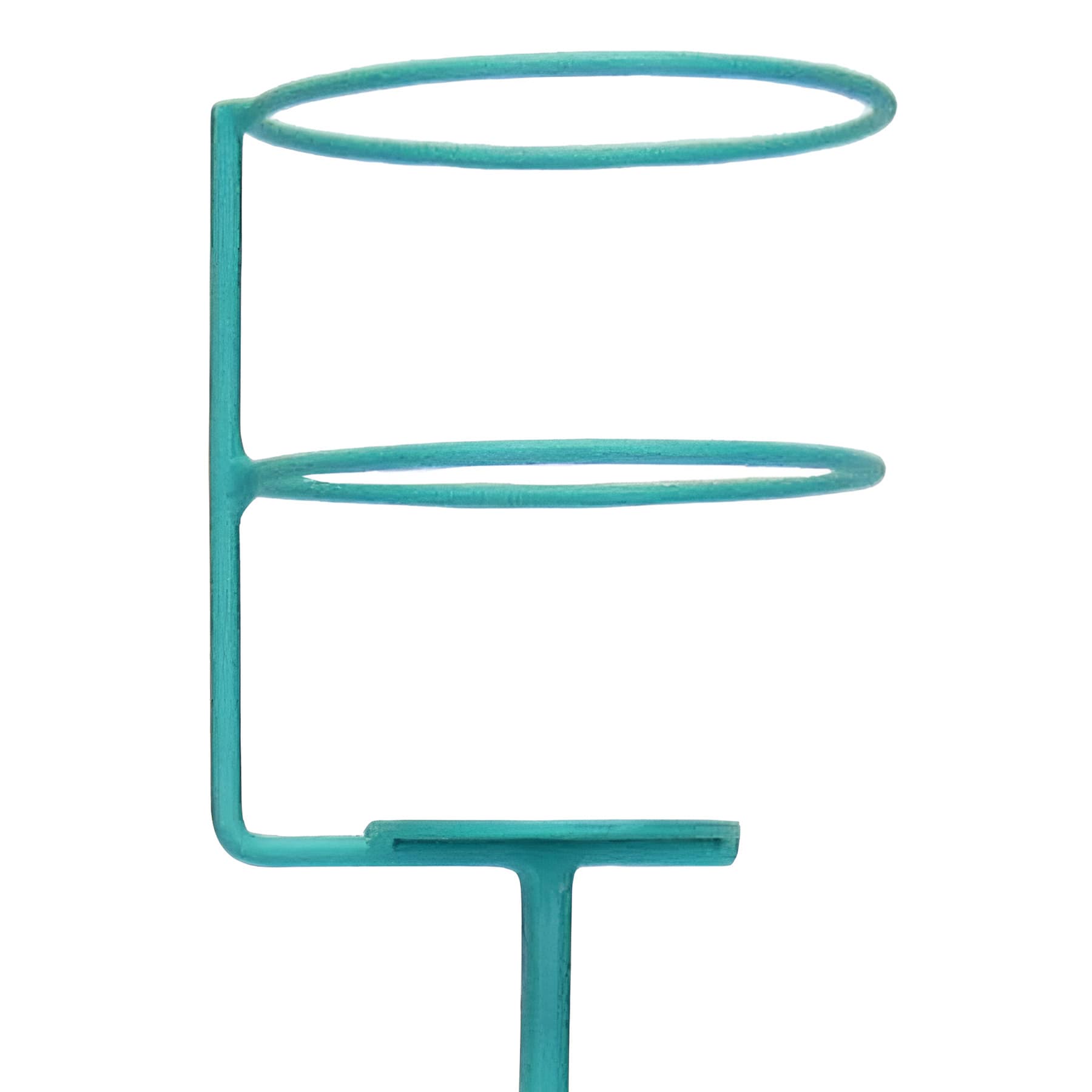Oh Joy! Blue Metal Beverage Holder Yard Stake, 32"
