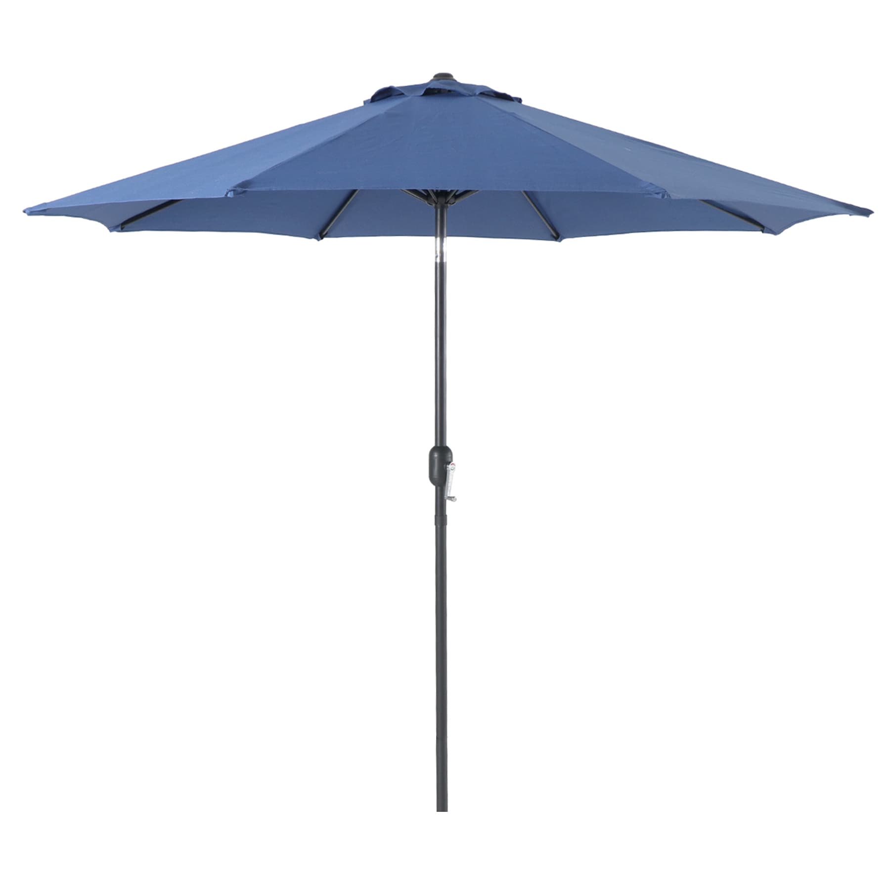 Navy Blue Crank & Tilt Round Patio Umbrella, 9'