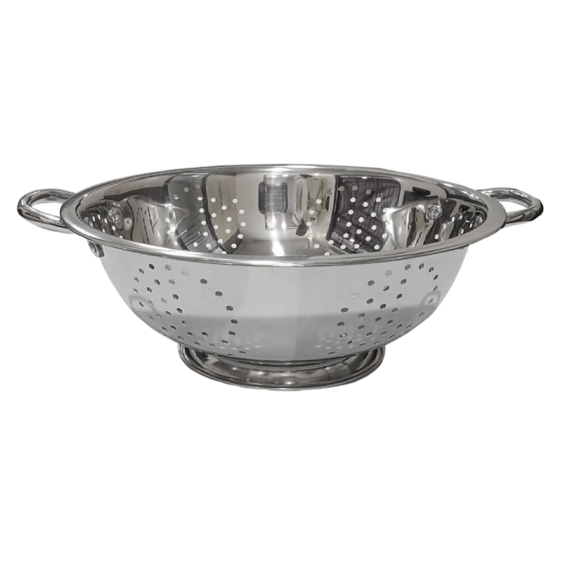 Silver Stainless Steel Colander, 5qt