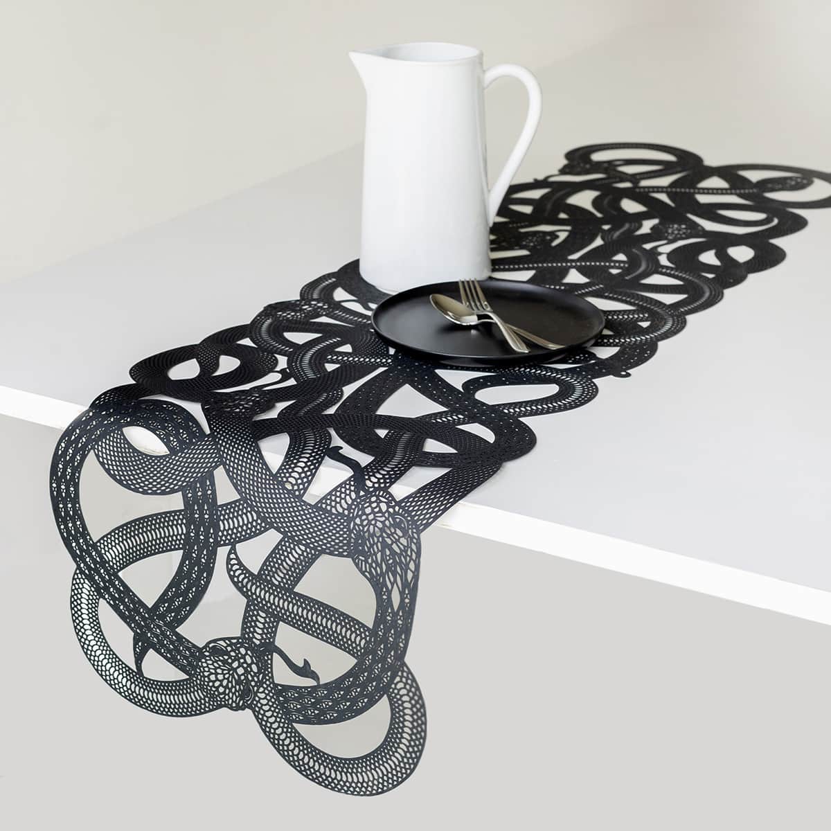 Spellbound Snake Vinyl Table Runner