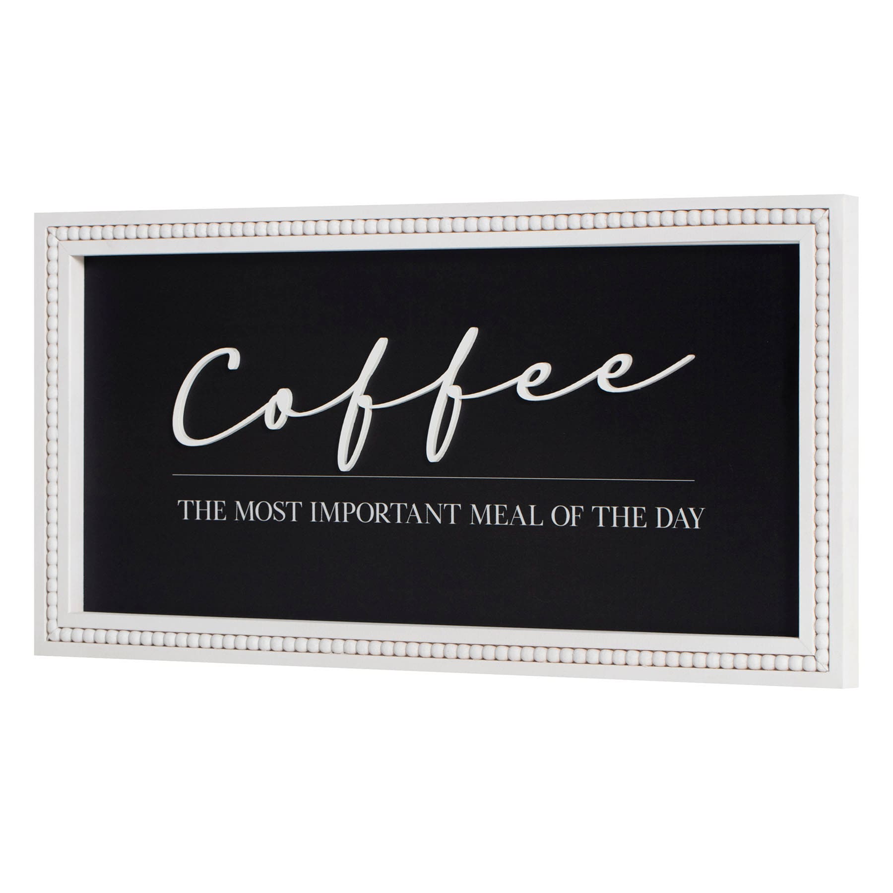 Coffee Is The Most Important Meal Of The Day Wall Art, 24x12