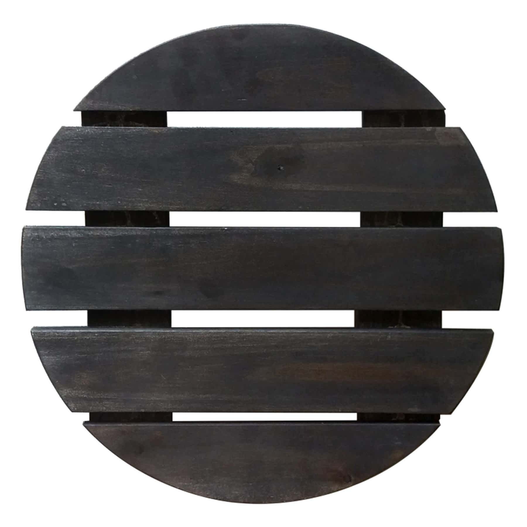 Black Wooden Garden Plant Dolly, 14"