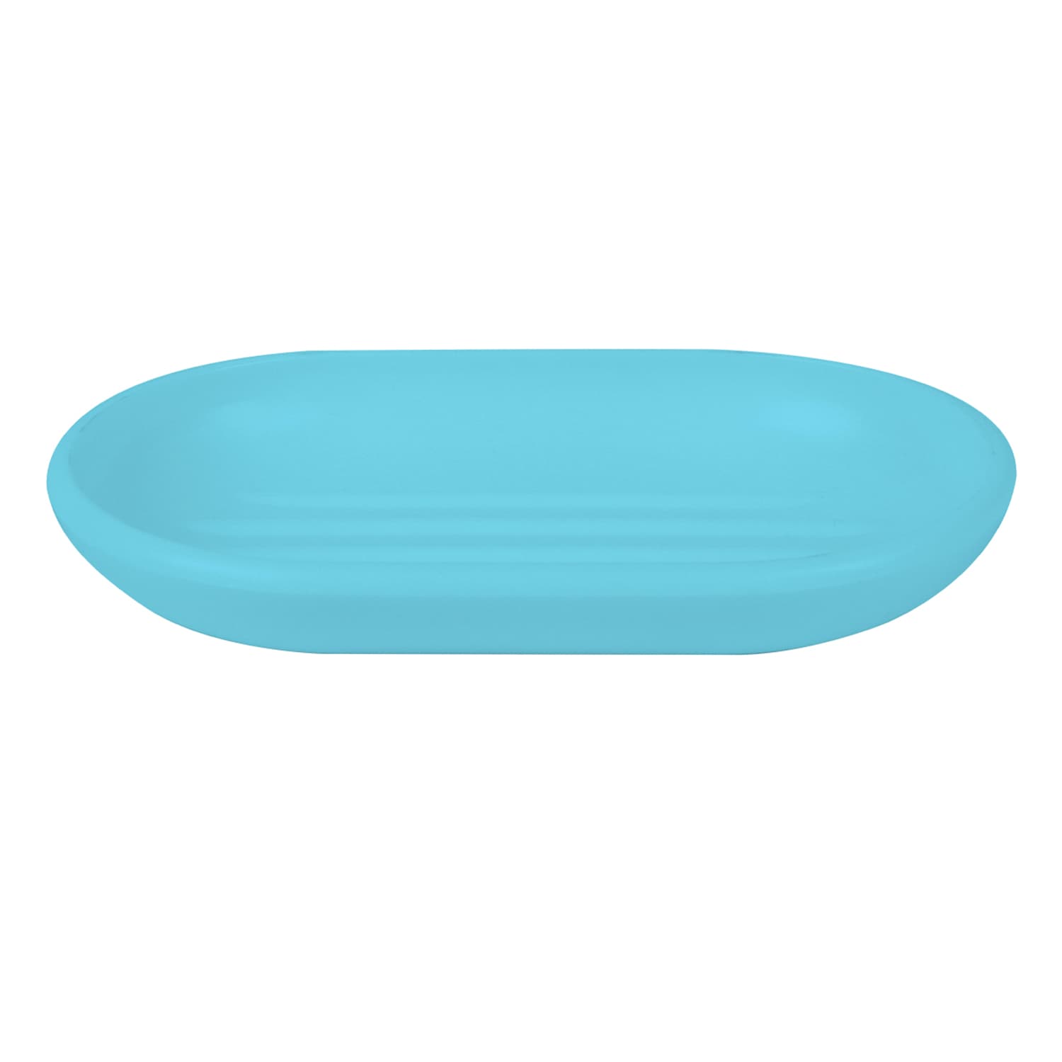 Tiny Dreamers Light Blue Plastic Soap Dish, 5.3"
