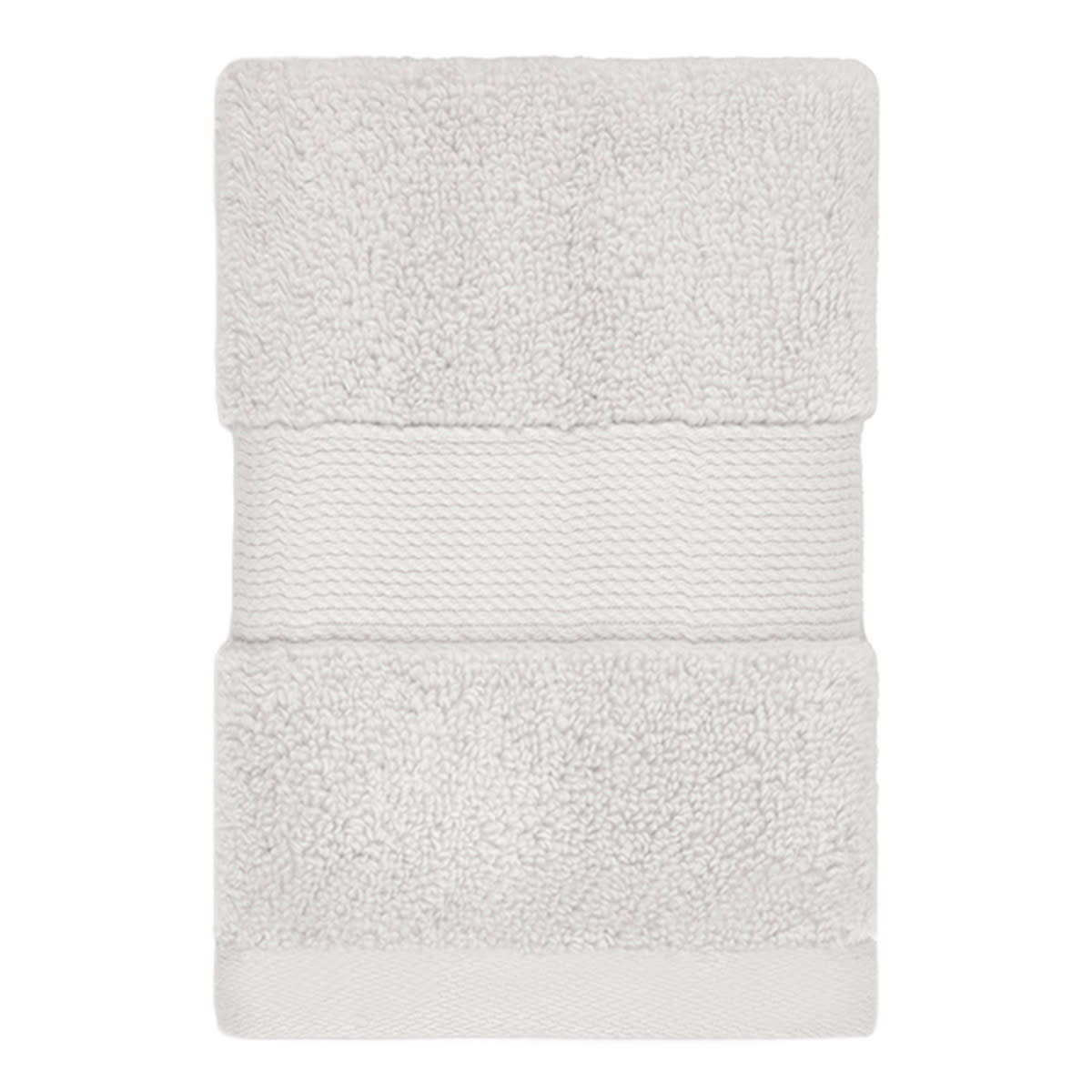 Providence Grey Egyptian Cotton Washcloth, 13"