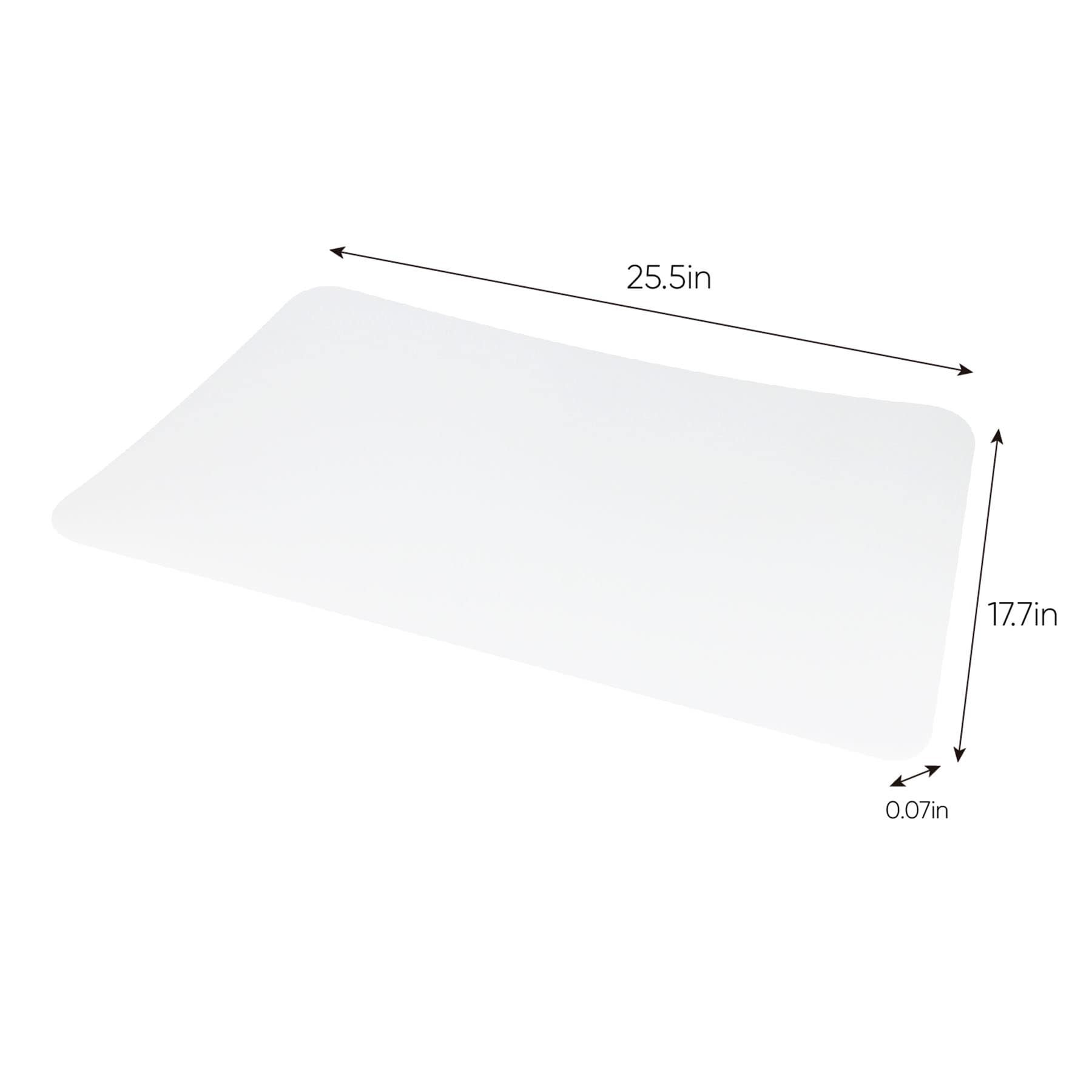Frosted Clear Desk Mat, 25x17.75
