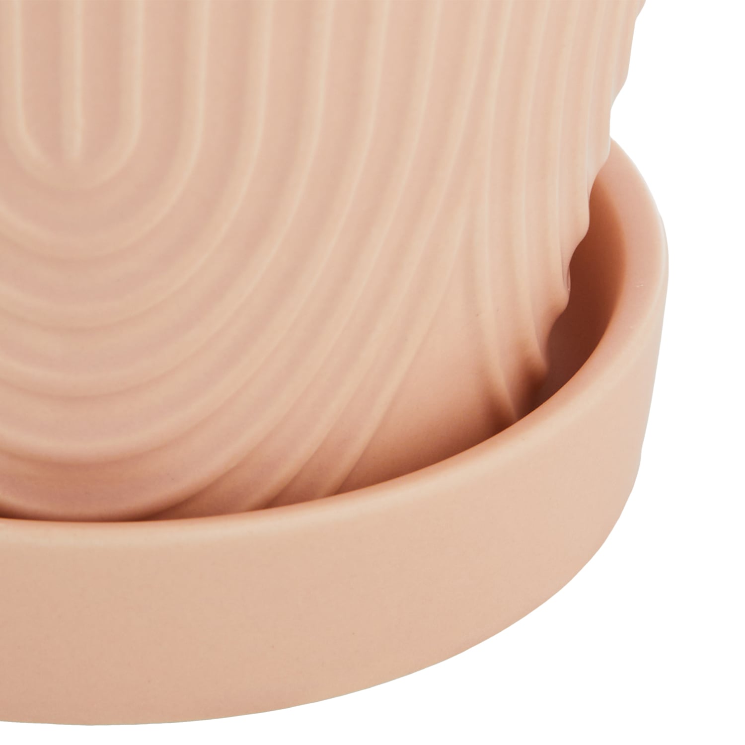 Indoor Rainbow Evening Pink Ceramic Pot, Small