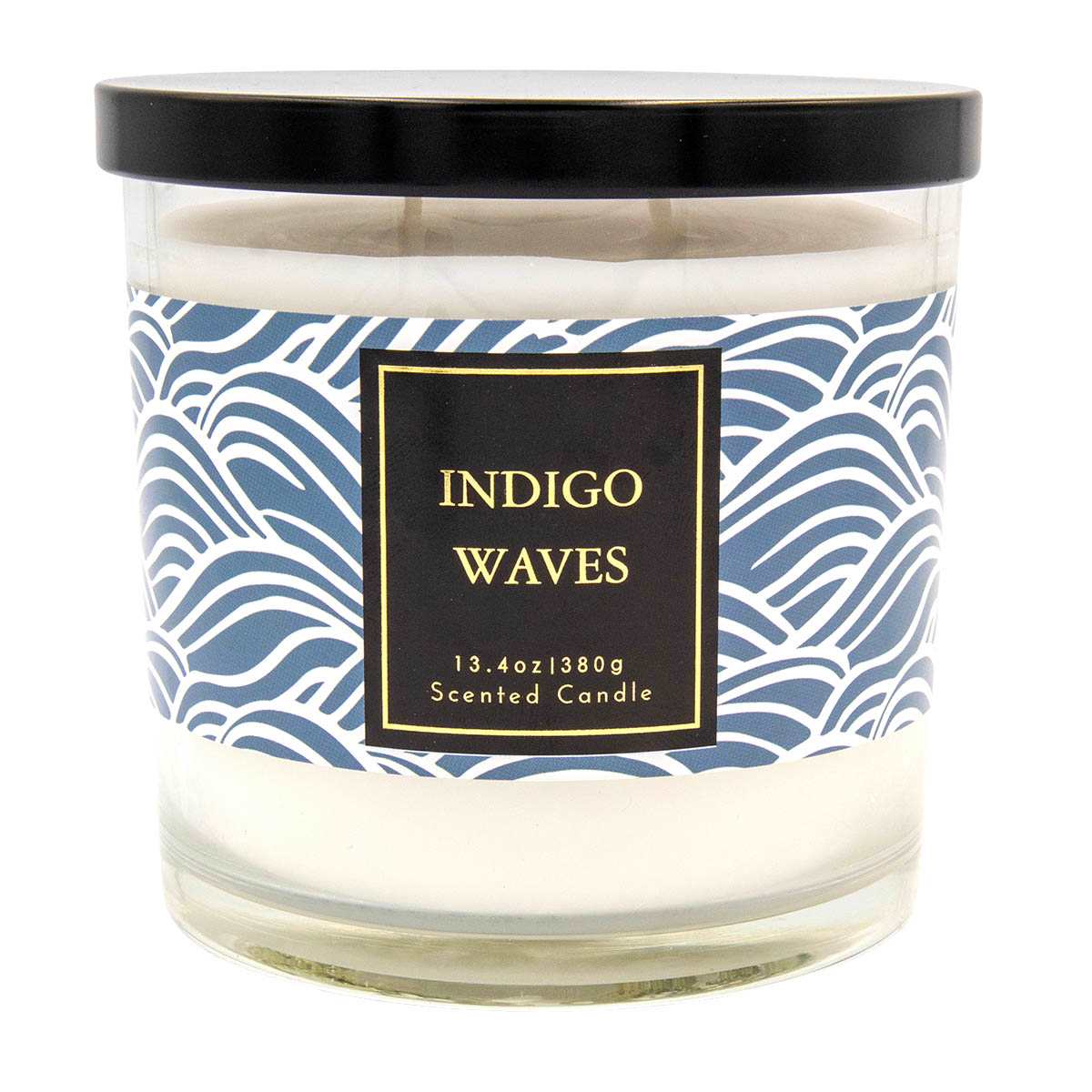 Indigo Waves Scented Jar Candle, 13.4oz