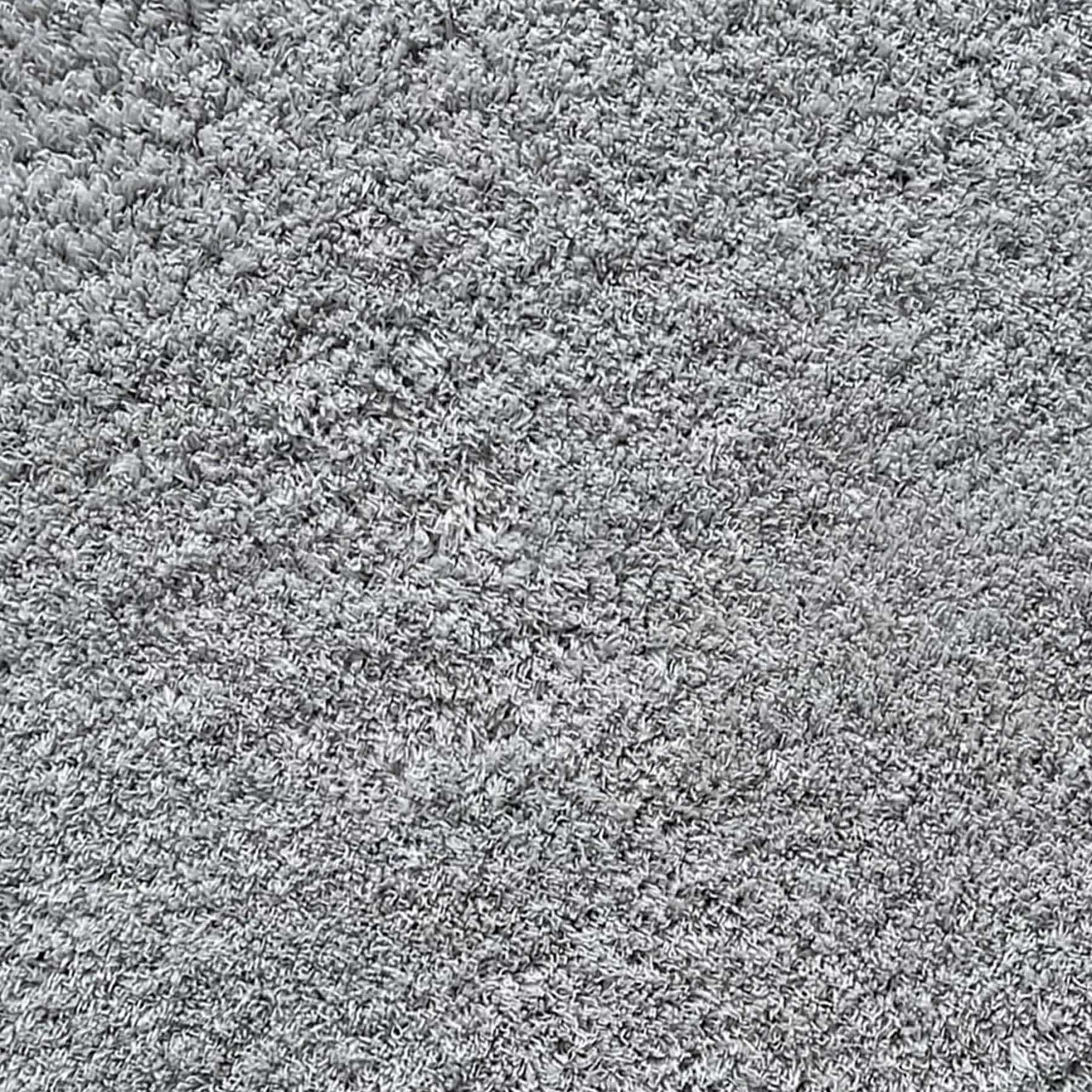 Grey Shag Bath Rug, 16x24