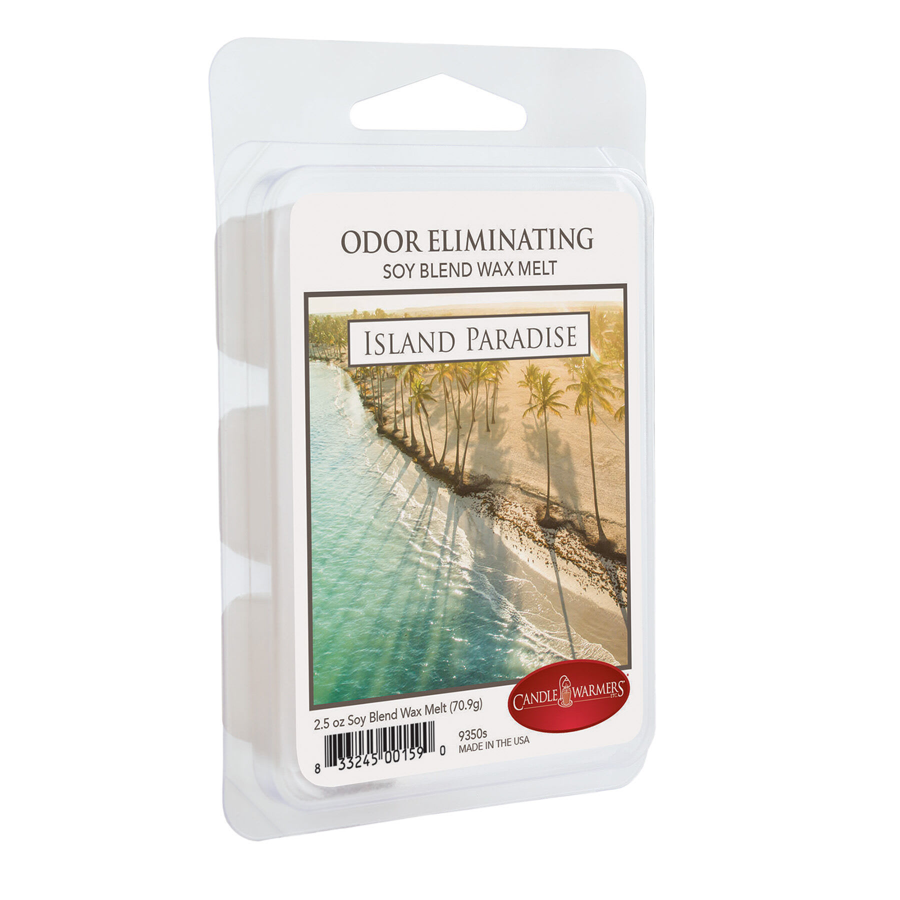 Island Paradise Scented Odor Eliminating Wax Melts, 2.5oz