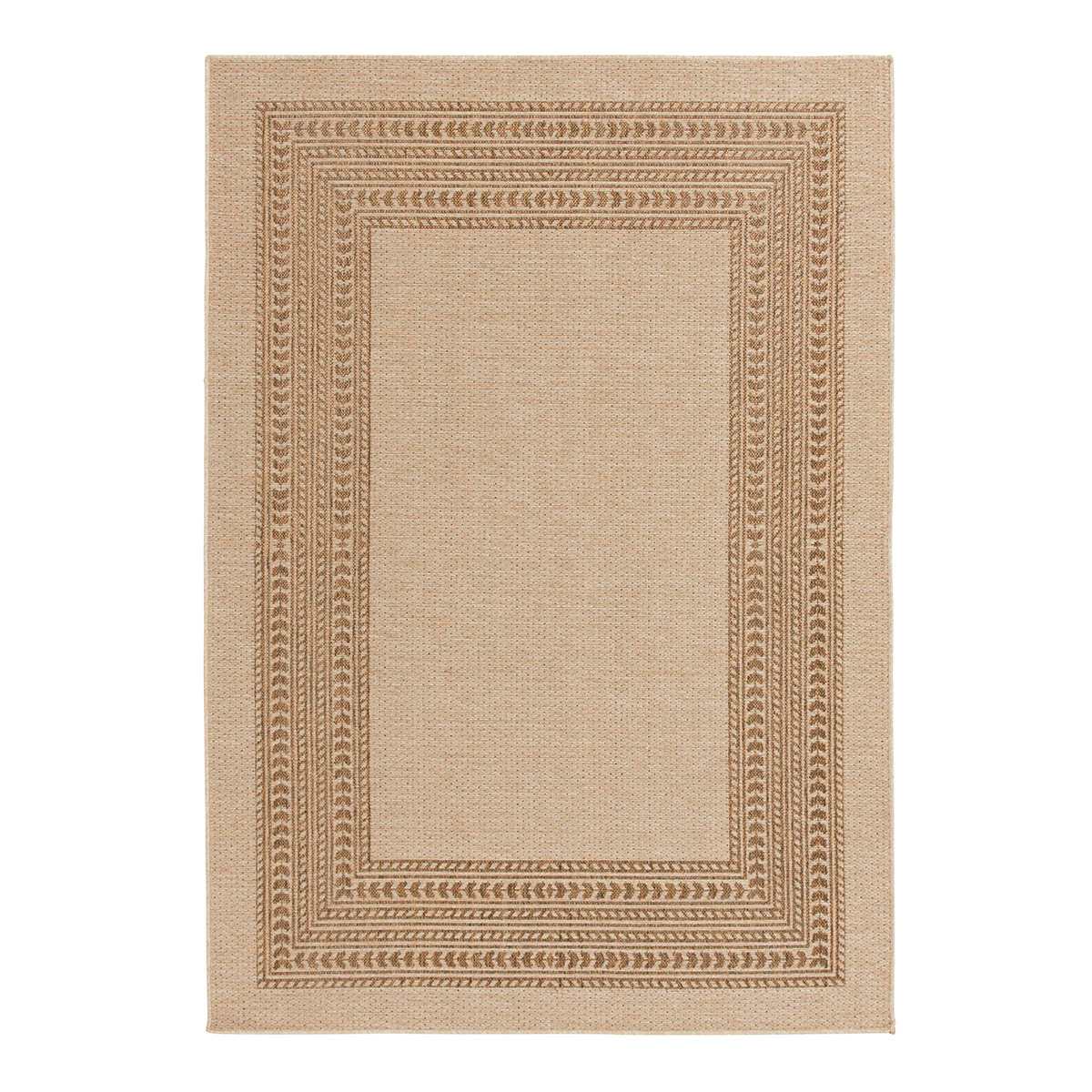 (E523) Providence Santorini Sutton Natural Outdoor Area Rug, 7x9