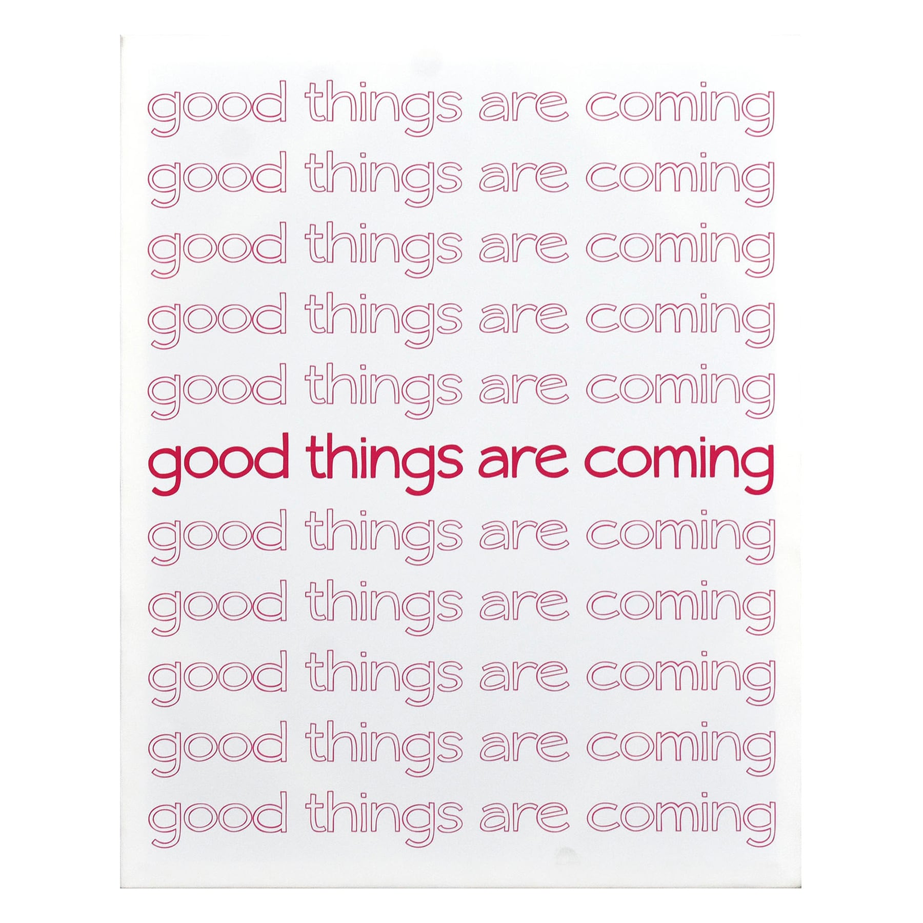 Good Things Are Coming Canvas Wall Art, 16x20