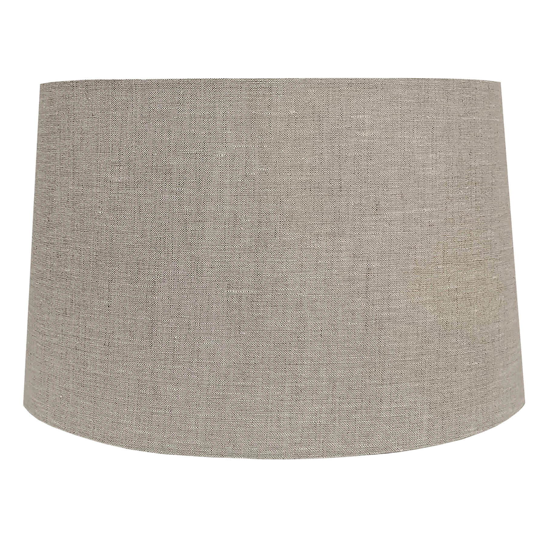 French Grey Oval Medium Table Lamp Shade, 13x14.5x9