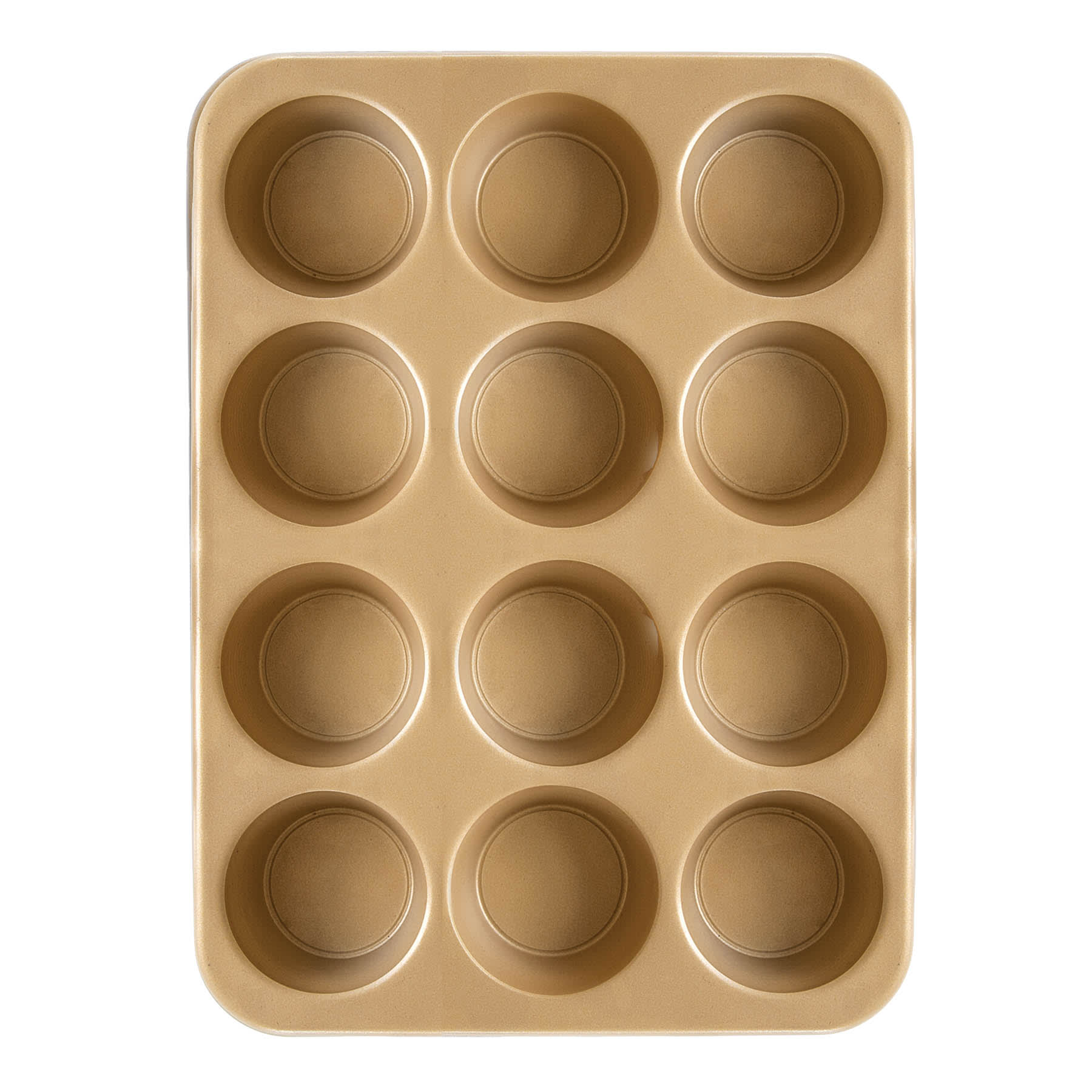 Nordic Ware 12-Cup Gold Muffin Pan