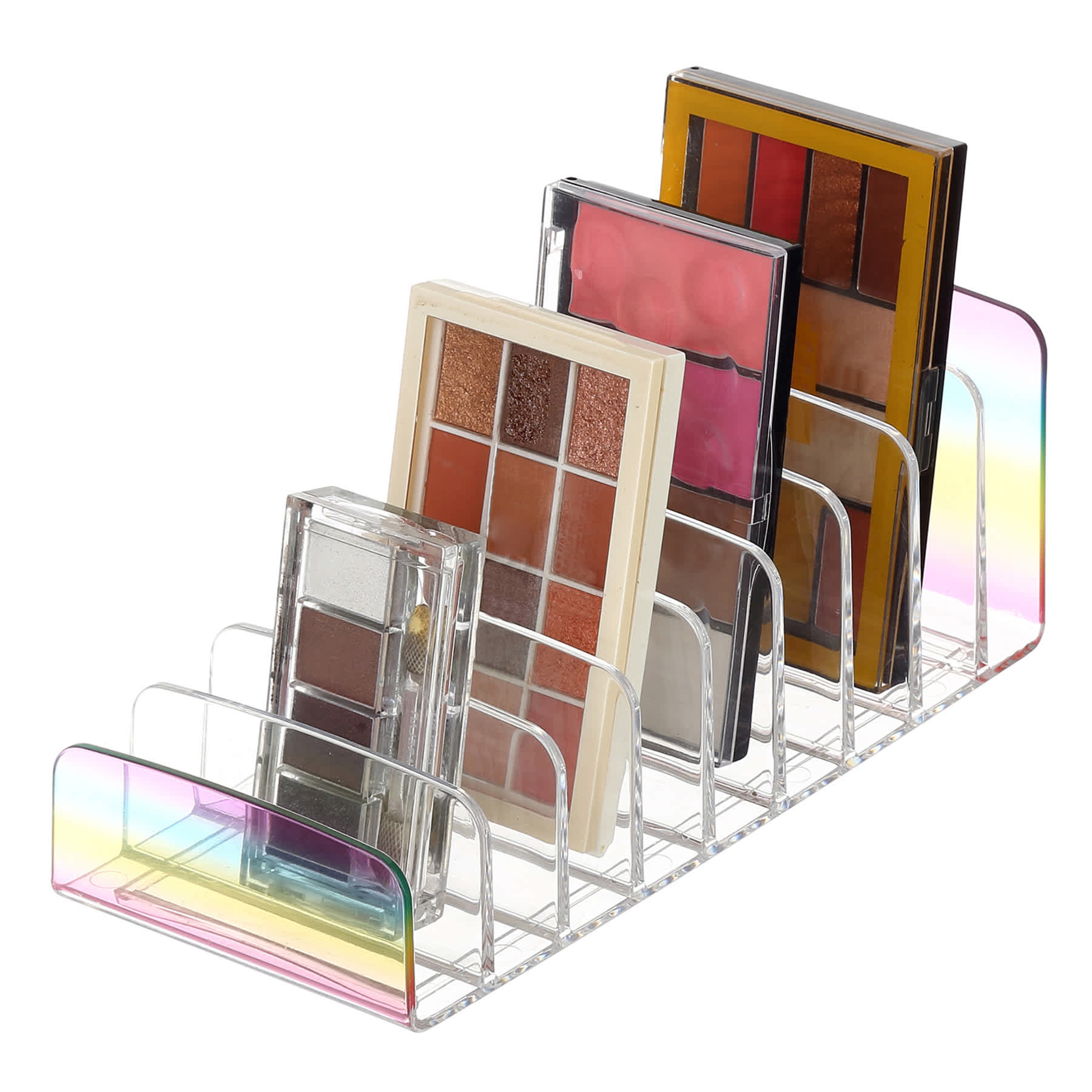 9-Slot Rainbow Eyeshadow Cosmetic Stand