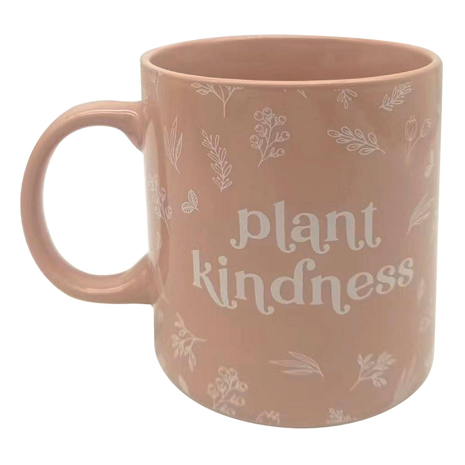 Pink Plant Kindness Mug