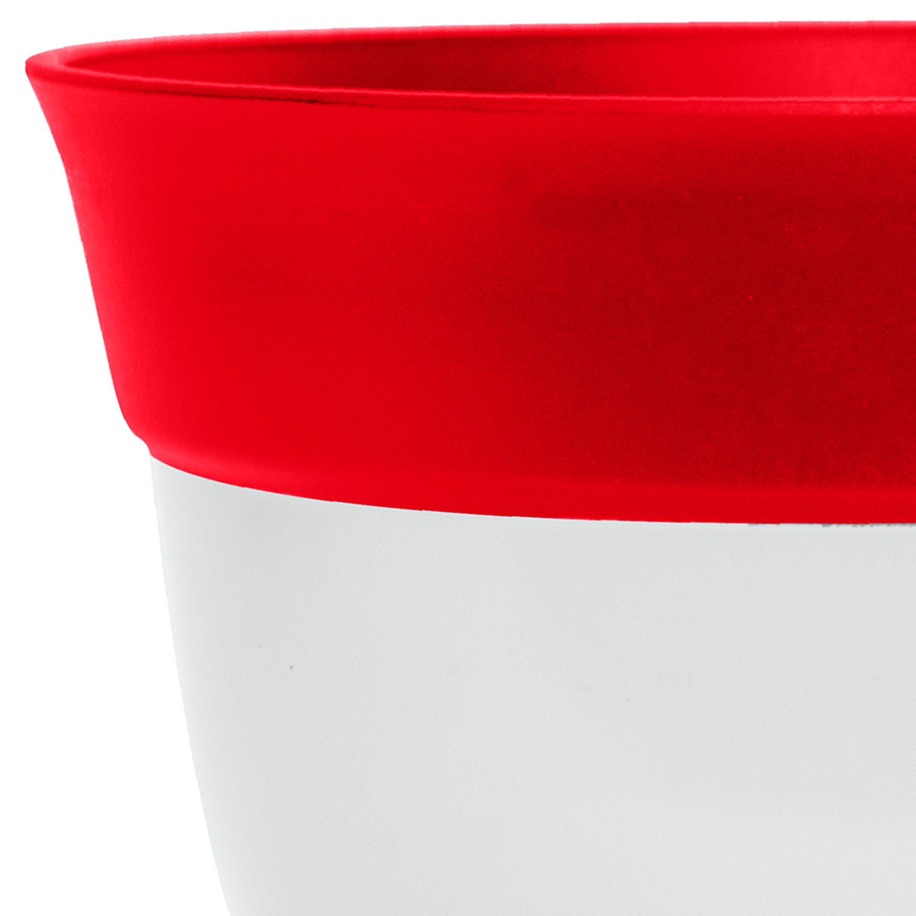 Sunny Club Red Two Tone Planter, 11"