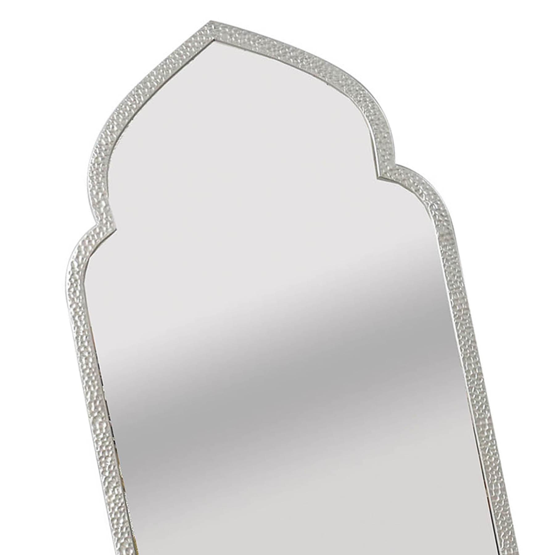 Found & Fable Silver Hammered Metal Leaner Mirror, 26x64