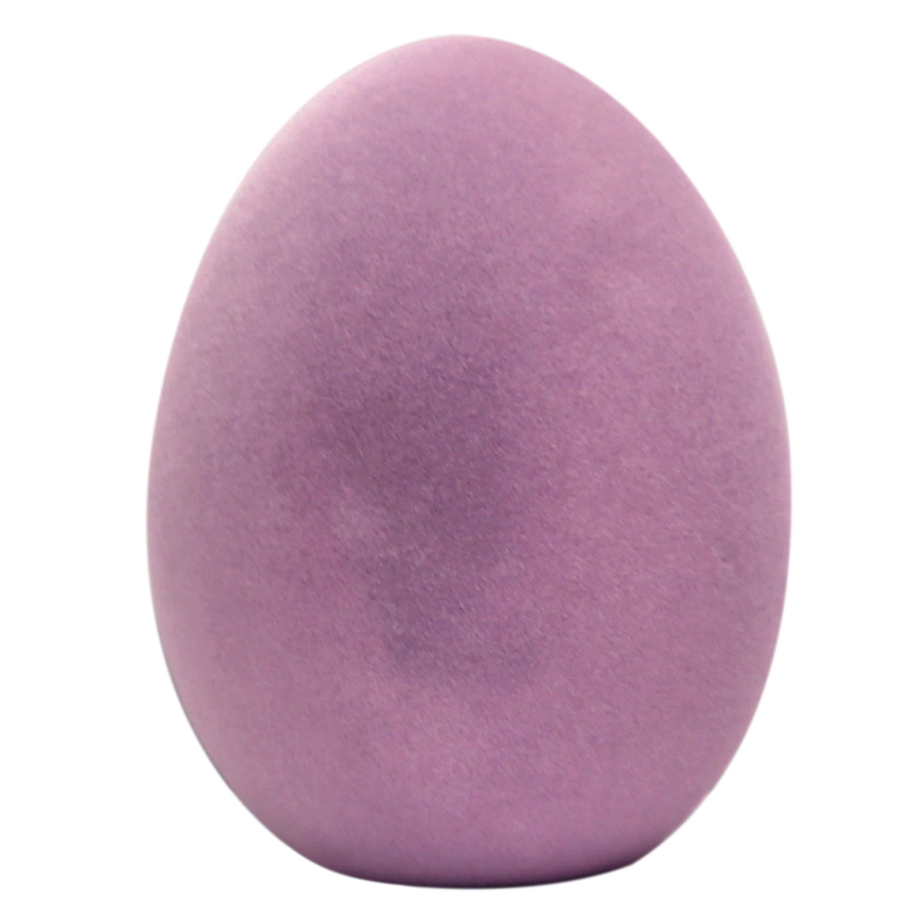 Bunny Brights Purple Flocked Easter Egg, 12"