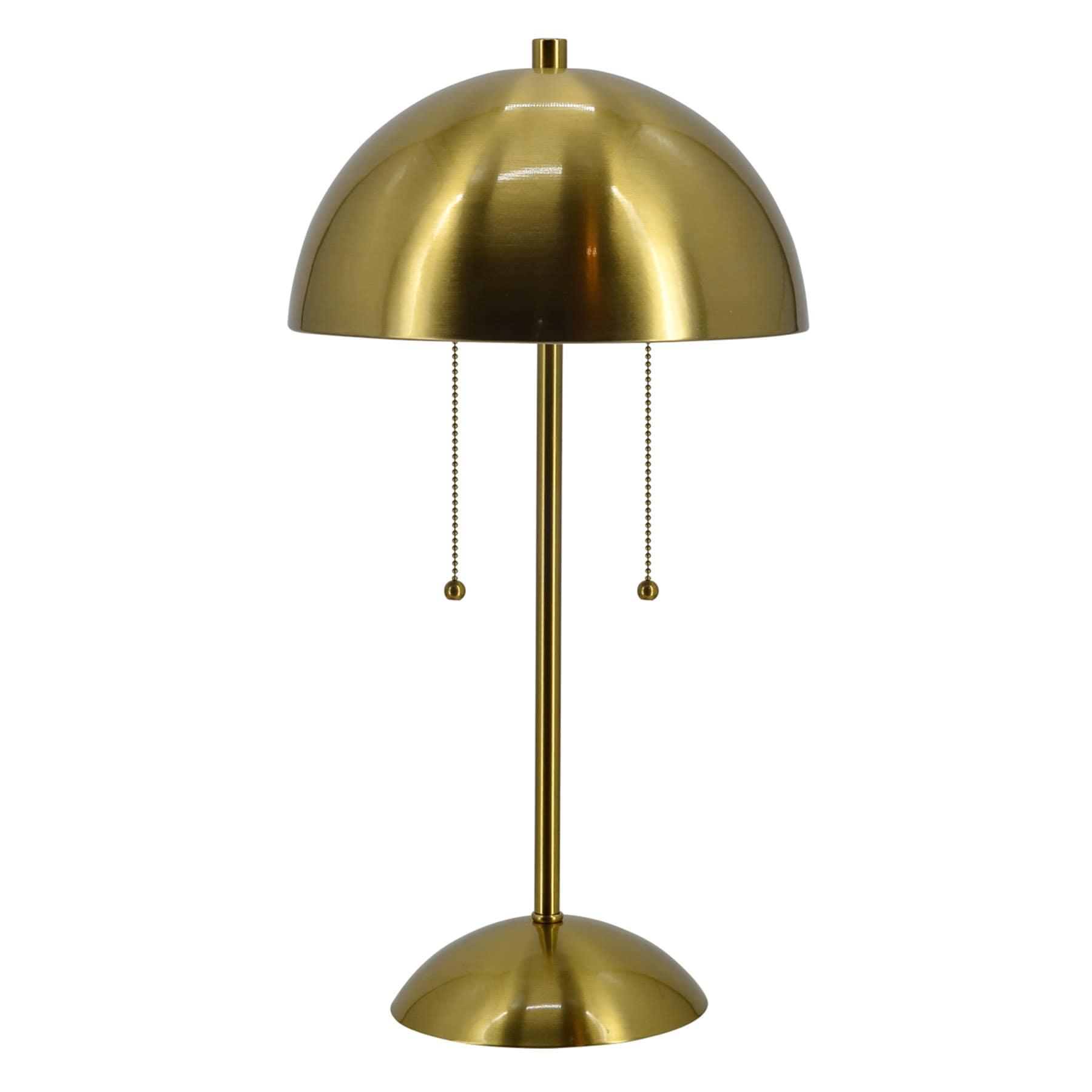 Tracey Boyd Gold Dome Small Table Lamp with Shade, 21"
