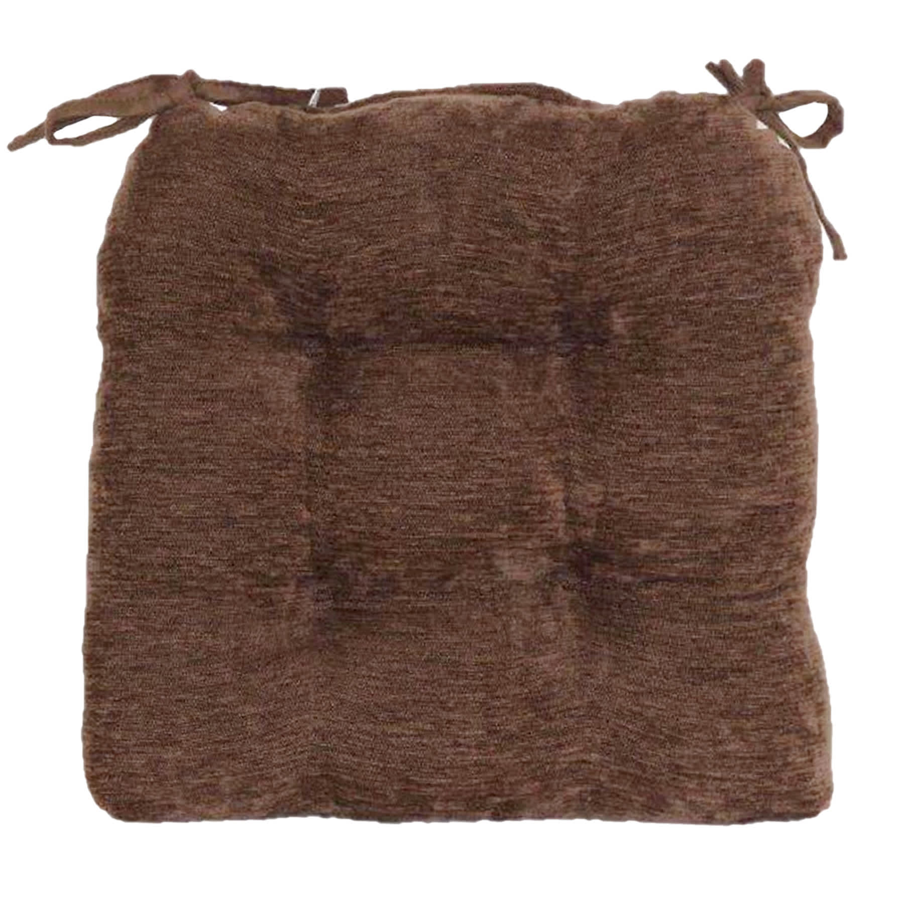 Reese Chocolate Chenille Dining Chair Cushion