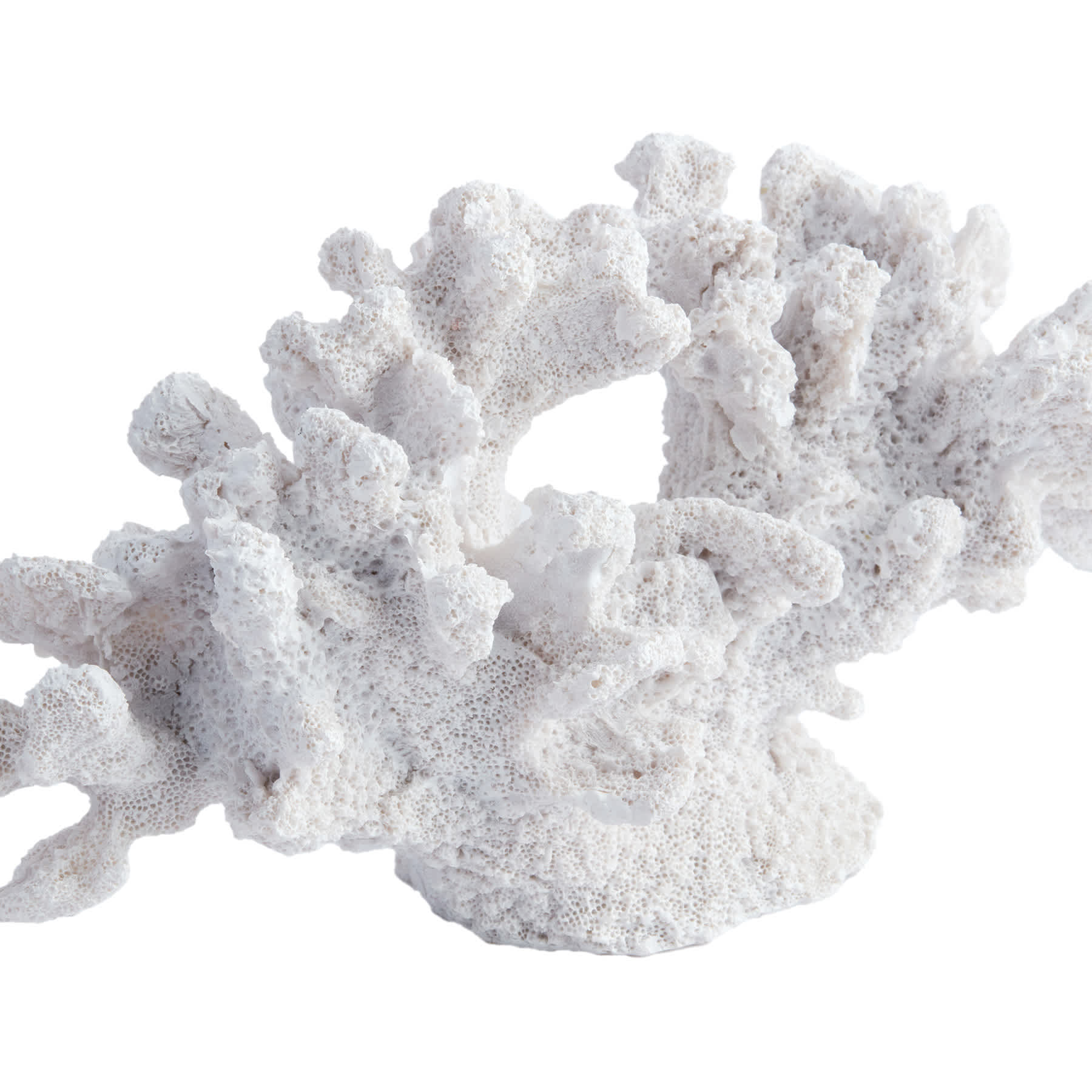 White Coral Figurine, 5"