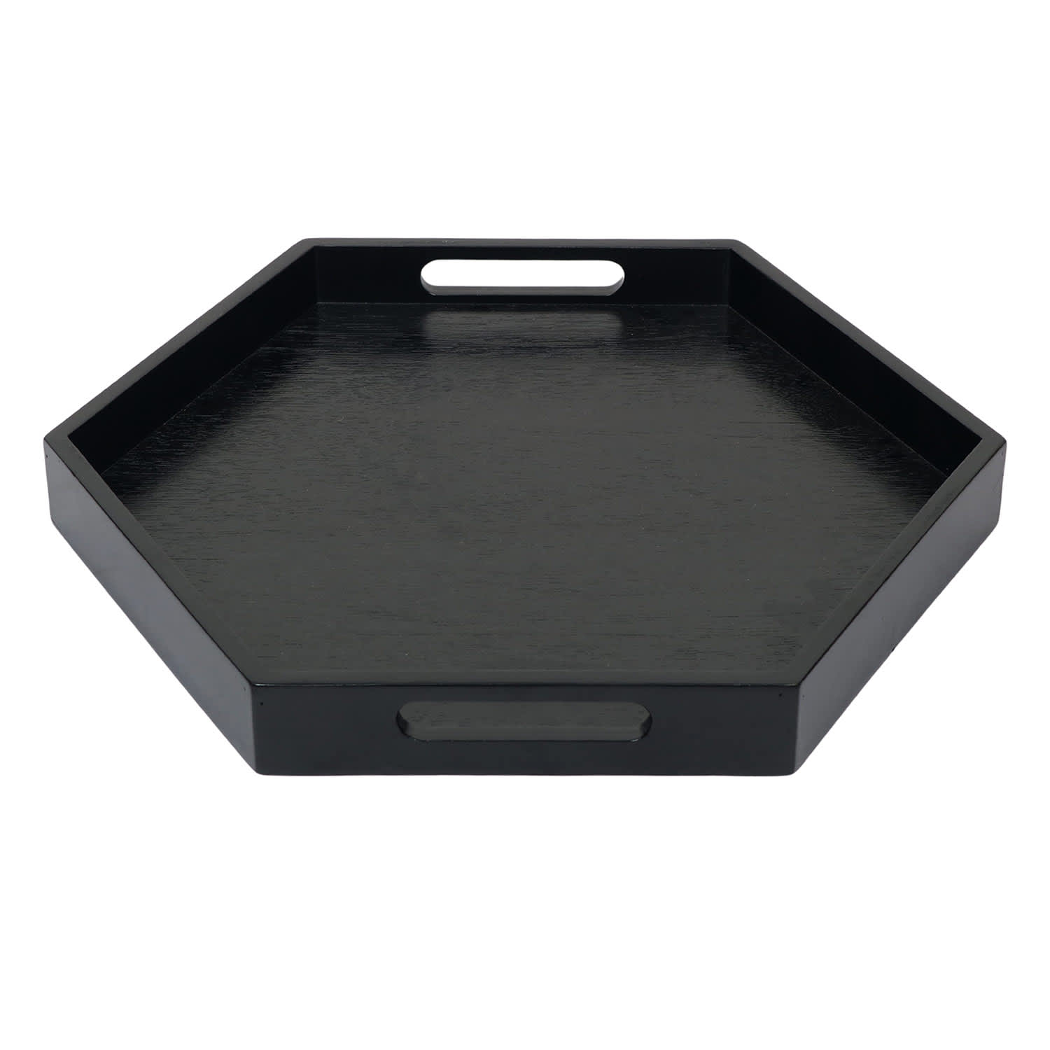 Black Acacia Tray, 17x7x2