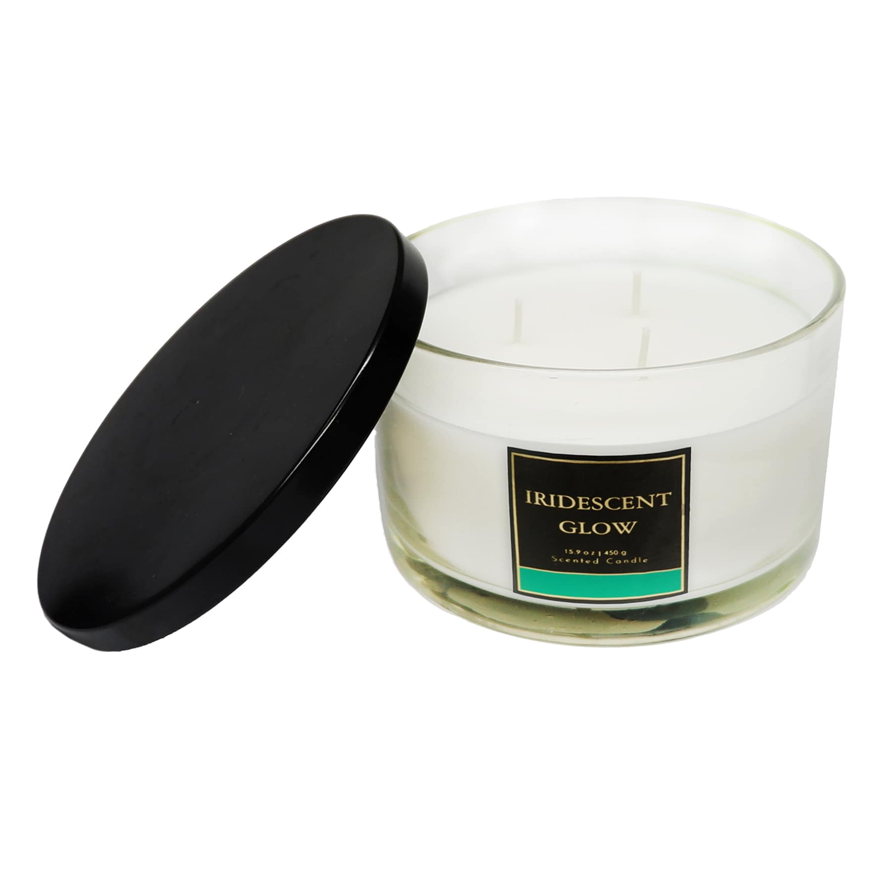 Iridescent Glow Scented Jar Candle, 15.9oz