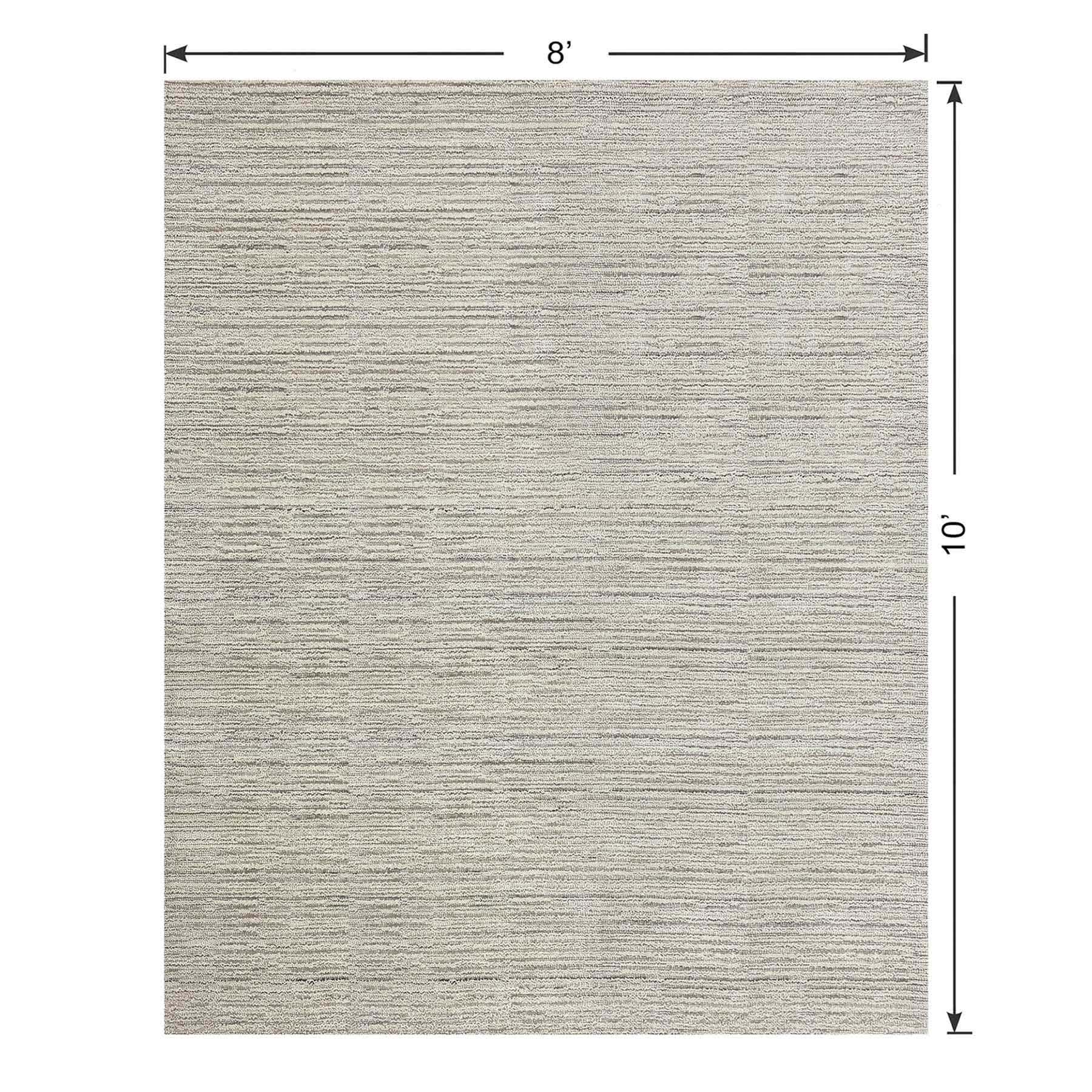 (A472) Honeybloom Burns Neutral Woven Area Rug, 8x10