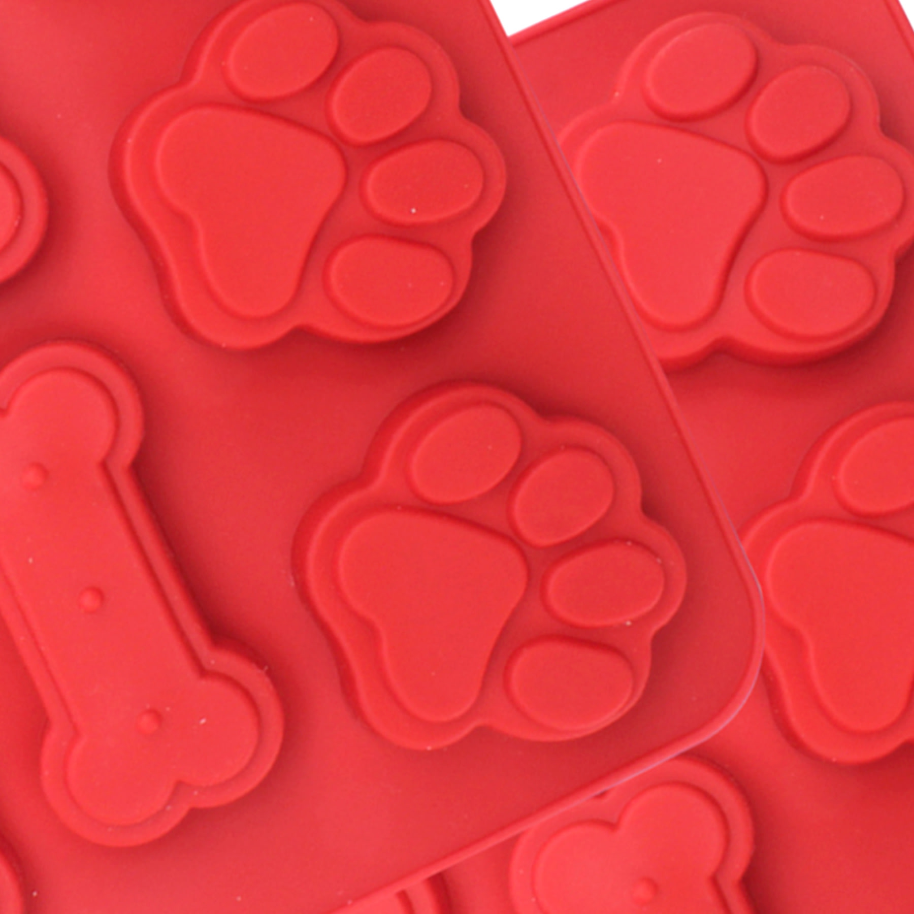 2-Pack Paw & Bone Silicone Mold
