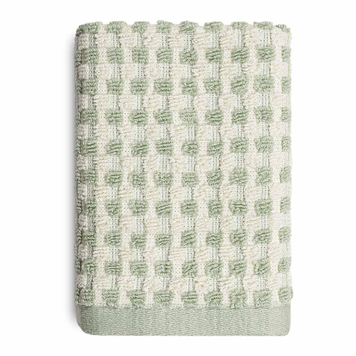Honeybloom Plush Performance Sage Popcorn Cotton Washcloth, 13"