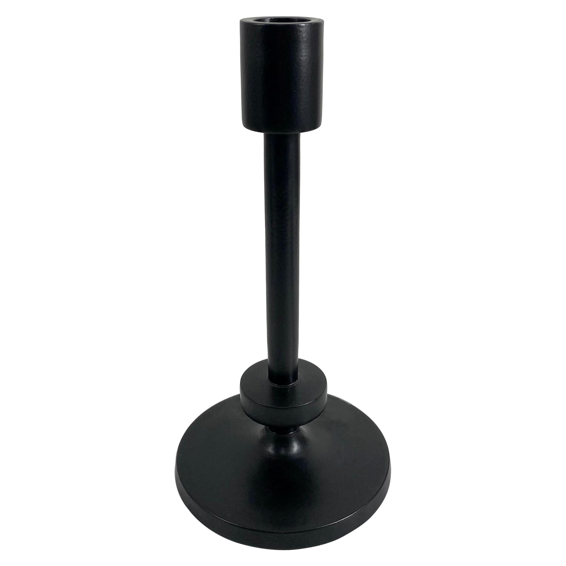 Found & Fable Black Taper Candle Holder, 8"