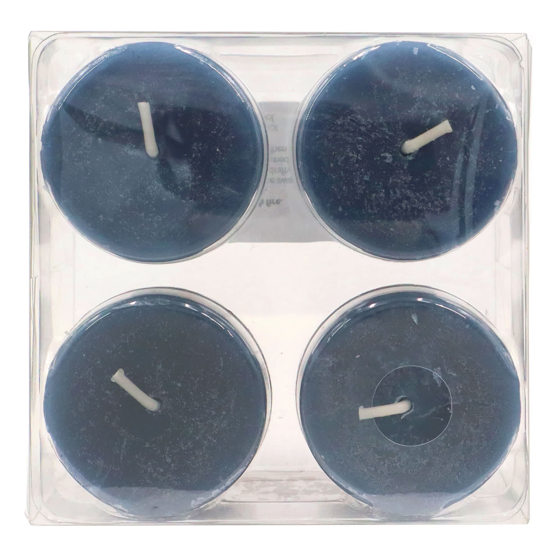 Honeybloom 4-Pack Navy Blue Unscented Votive Candles