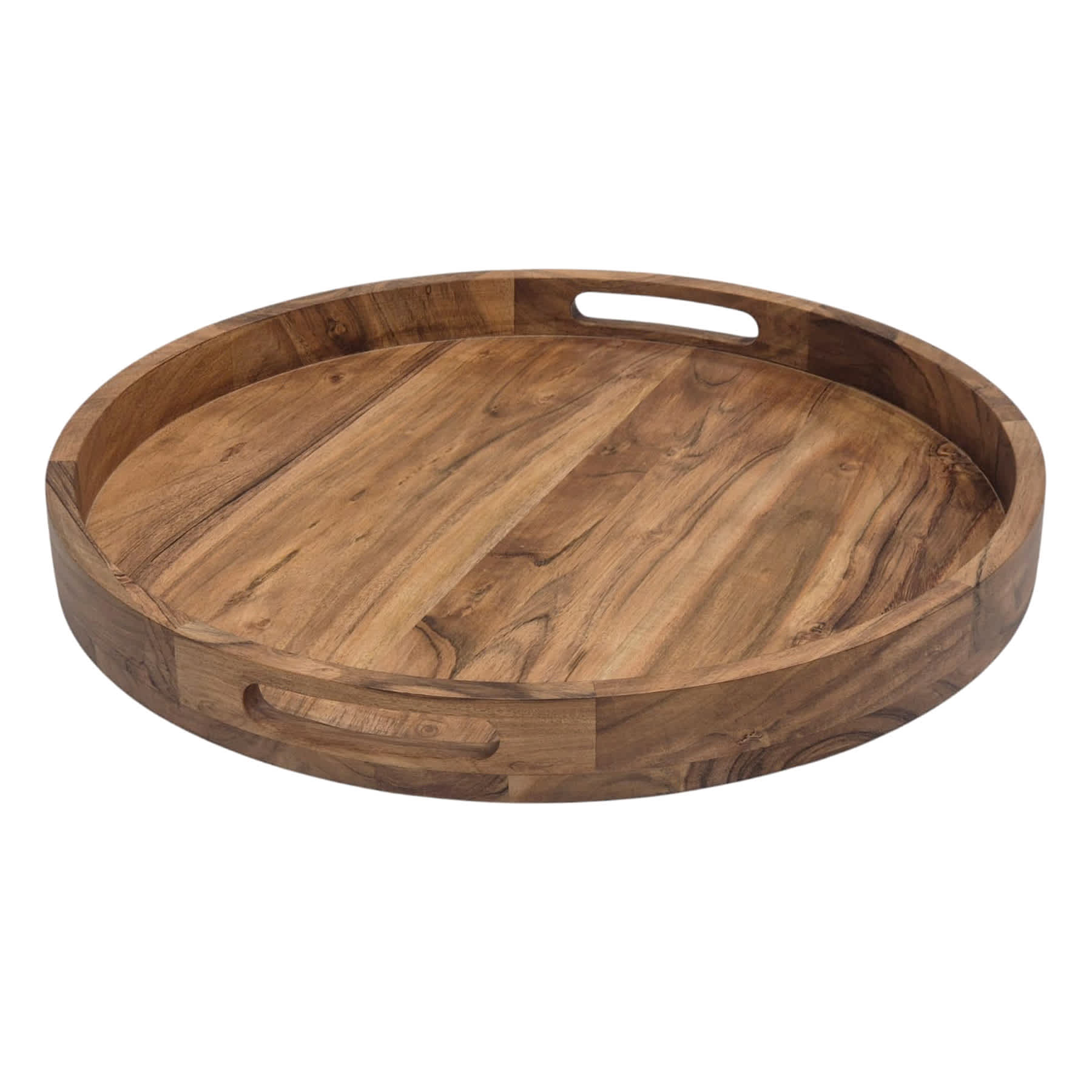 Natural Acacia Wood Tray, 20"