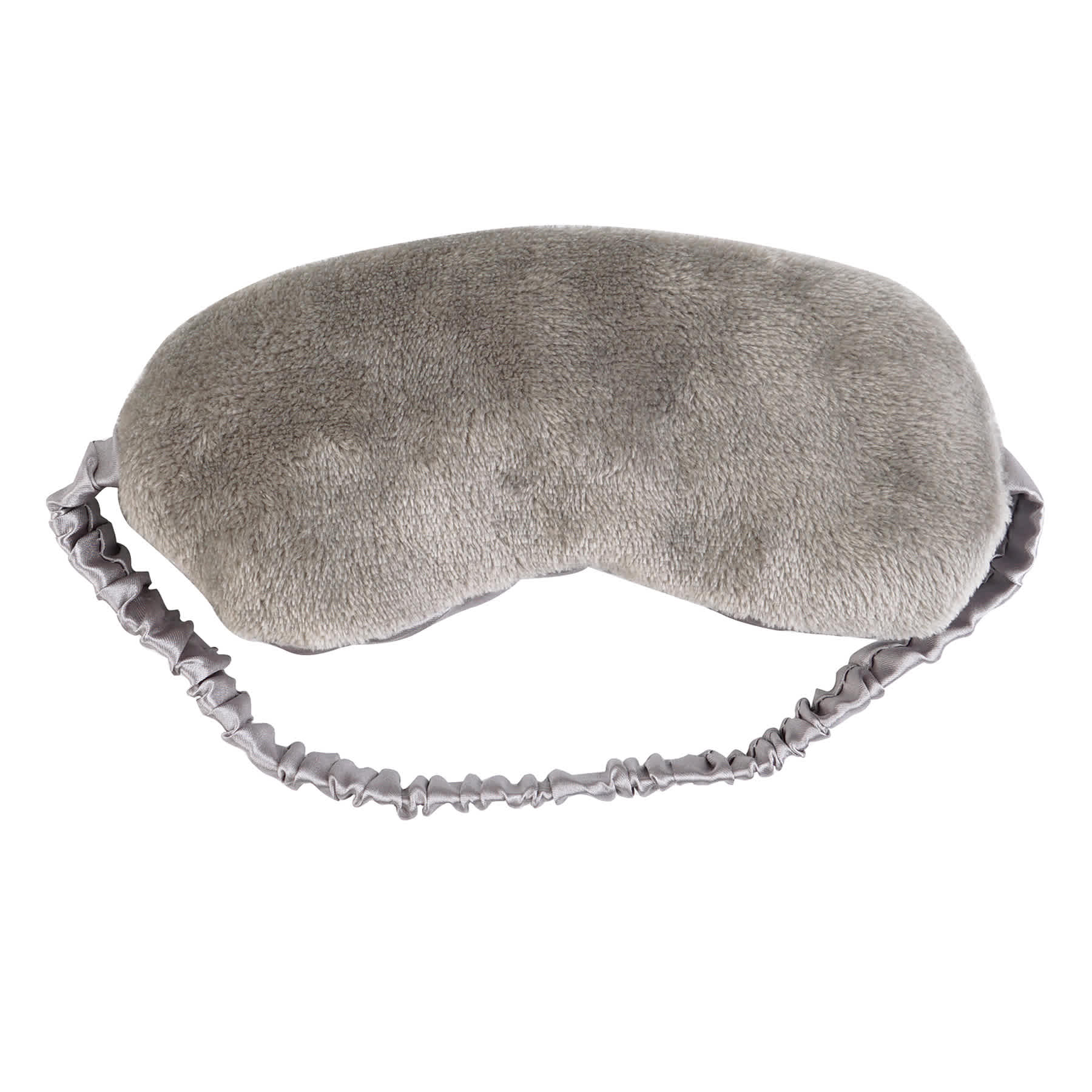 Honeybloom Dark Grey Micro Plush Throw Blanket & Eye Mask Sleeper Set, 50x60