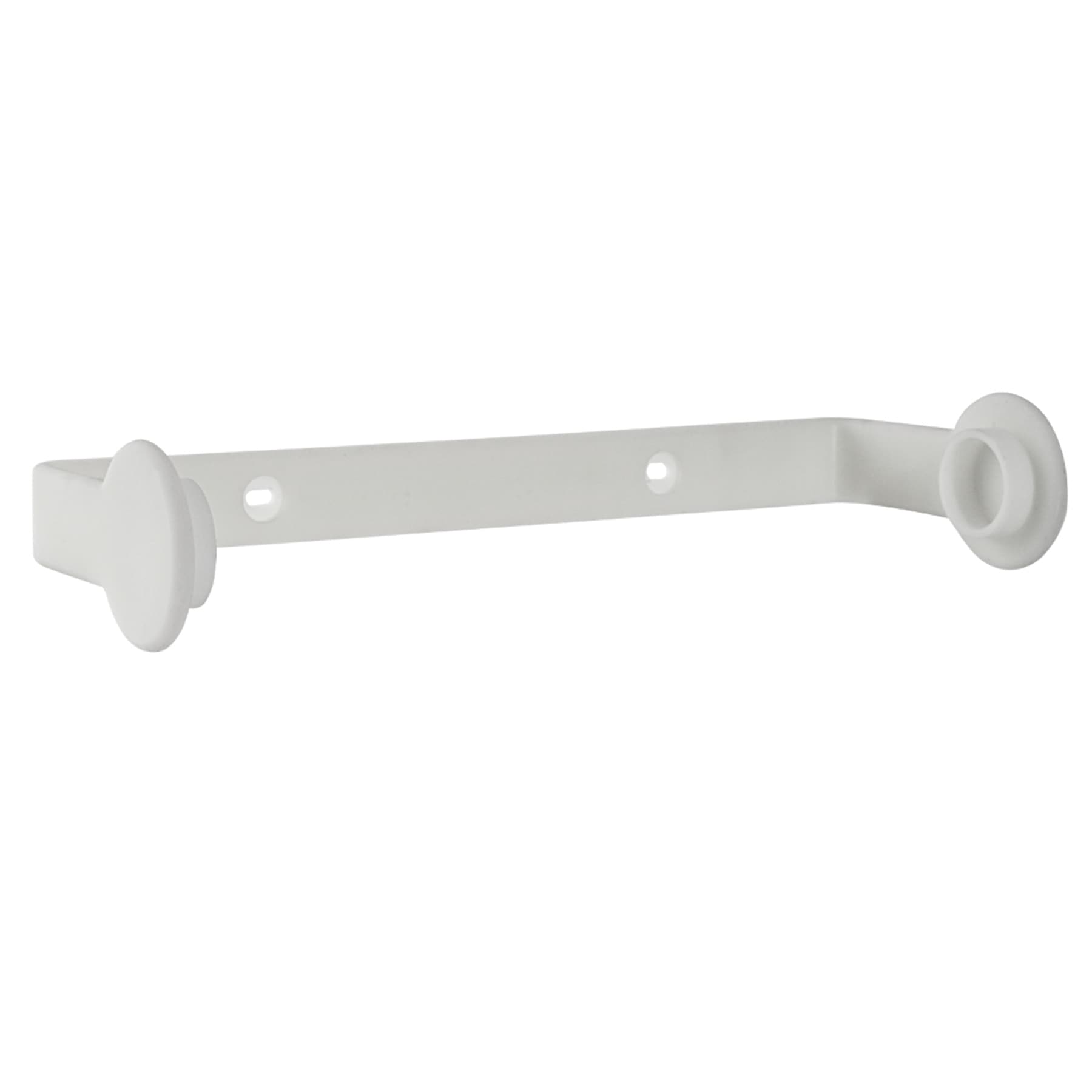 White Metal Wall Mount Paper Towel Holder