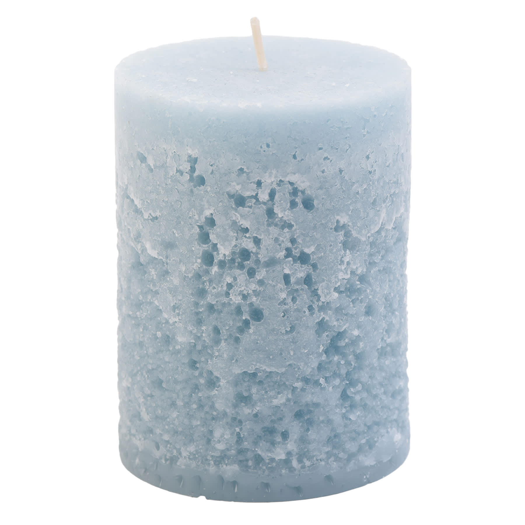 Ty Pennington Blue Cold Pour Pillar Candle, 3x4