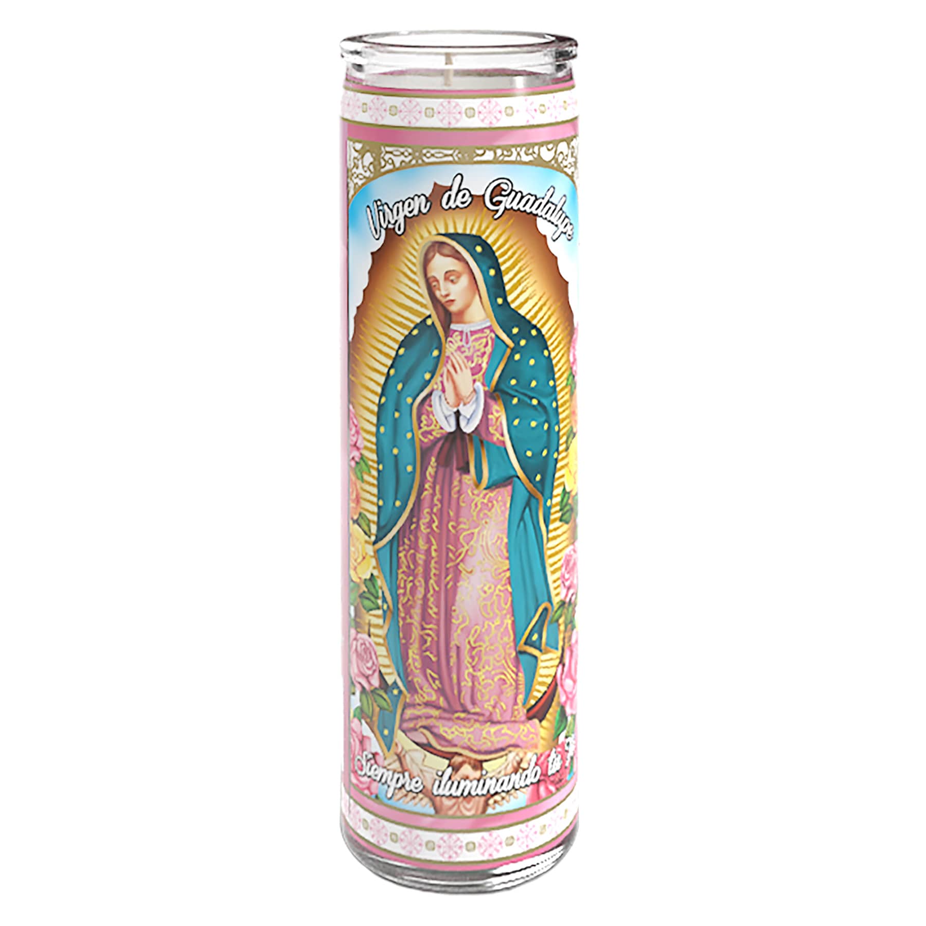 Stella Lady of Guadalupe Unscented Prayer Candle