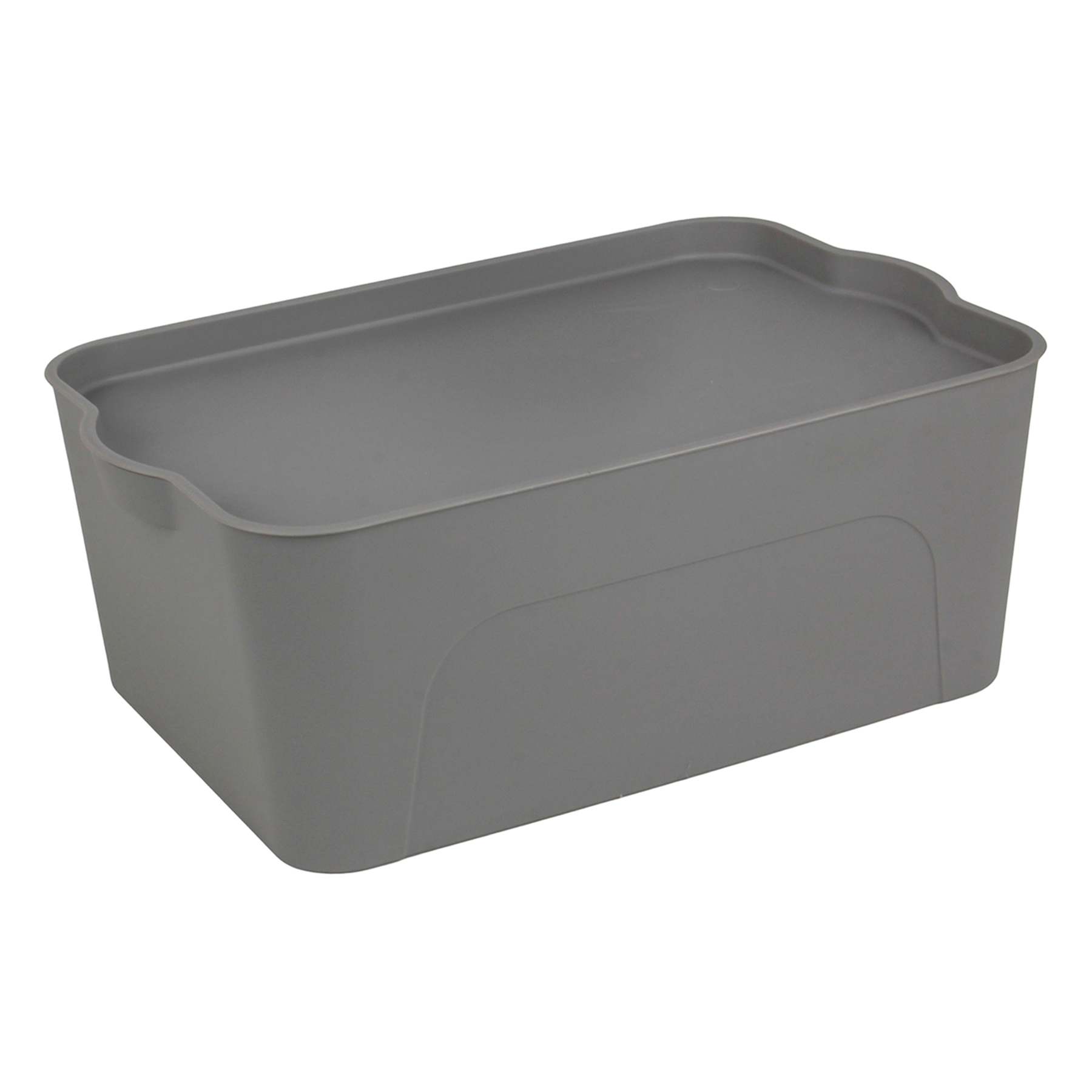 Grey Storage Container, Medium