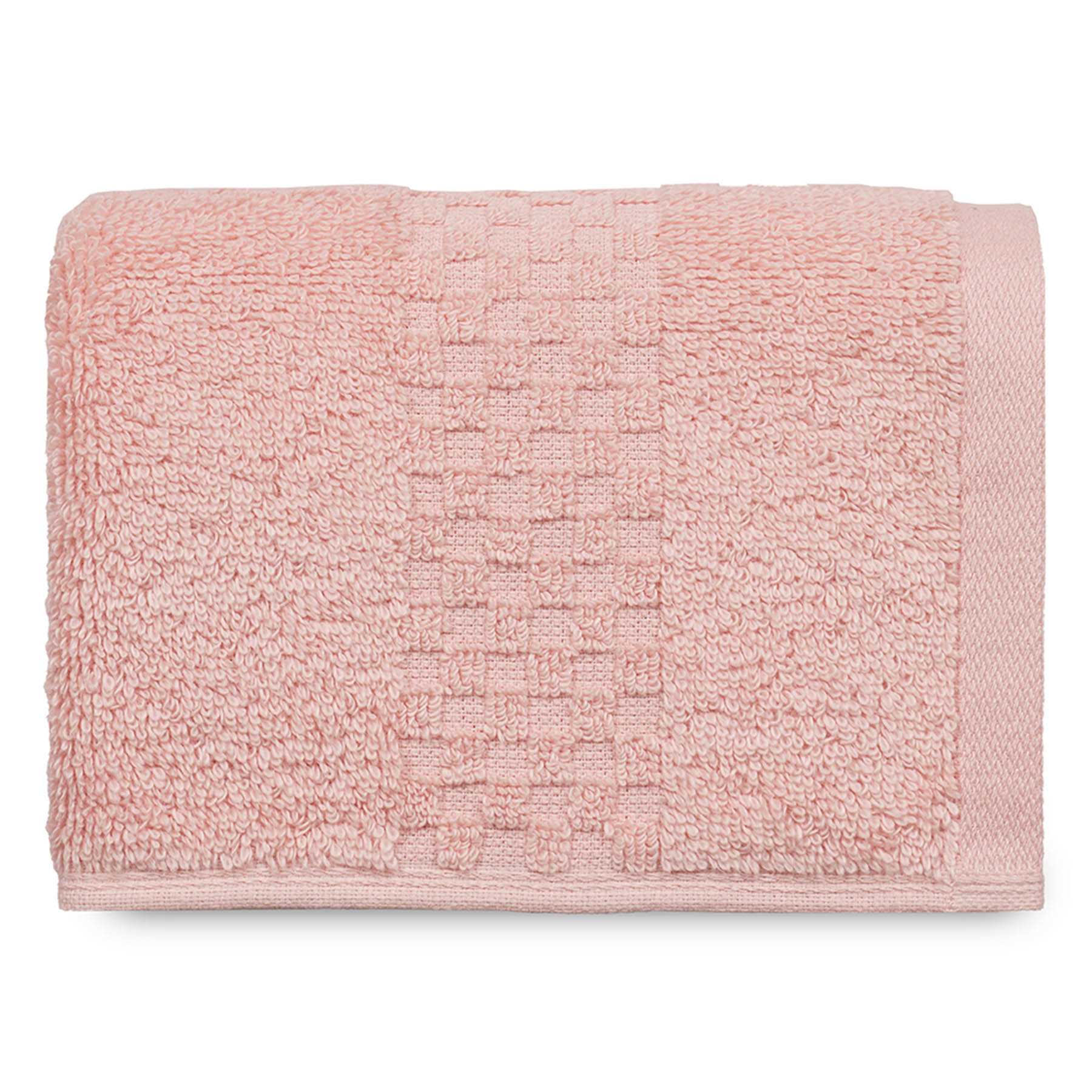 Tiny Dreamers Pink Cotton Hand Towel, 16x28