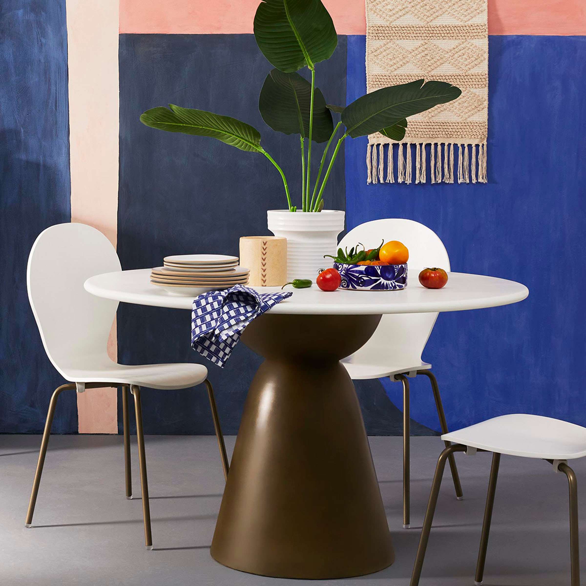 Tracey Boyd Tyra Metal Dining Table 2-Piece Set