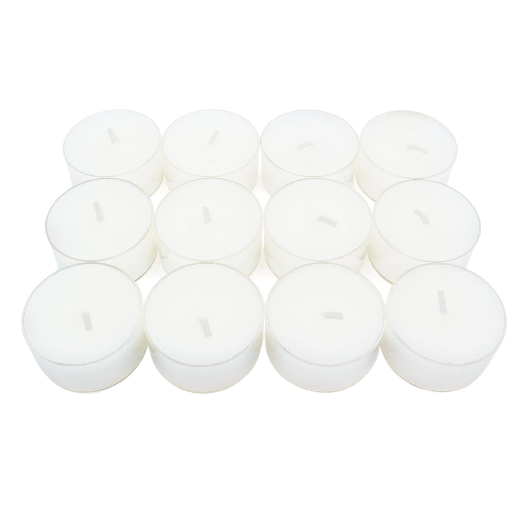 Willow Crossley 12-Pack White Unscented Tealight Candles