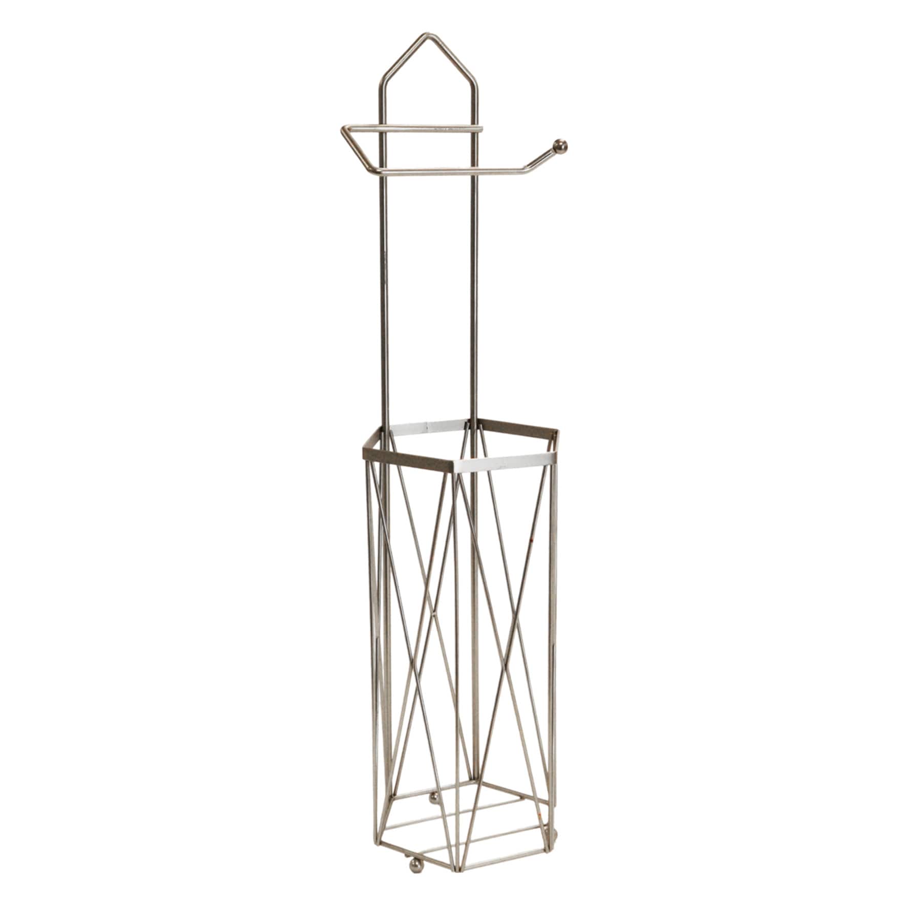 Hexa Satin Nickel Toilet Paper Holder