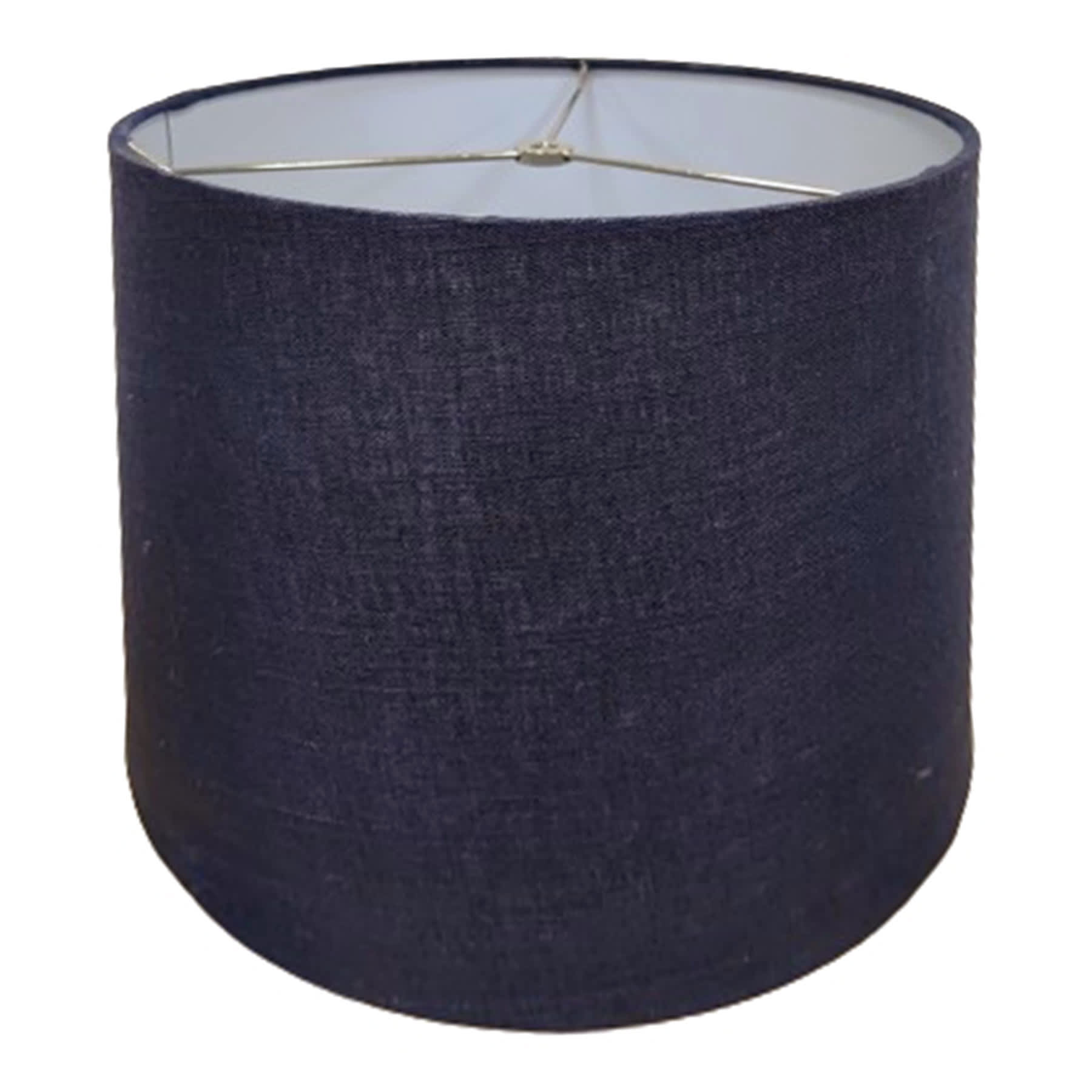 Navy Blue Tapered Drum Medium Table Lamp Shade 12x14x10