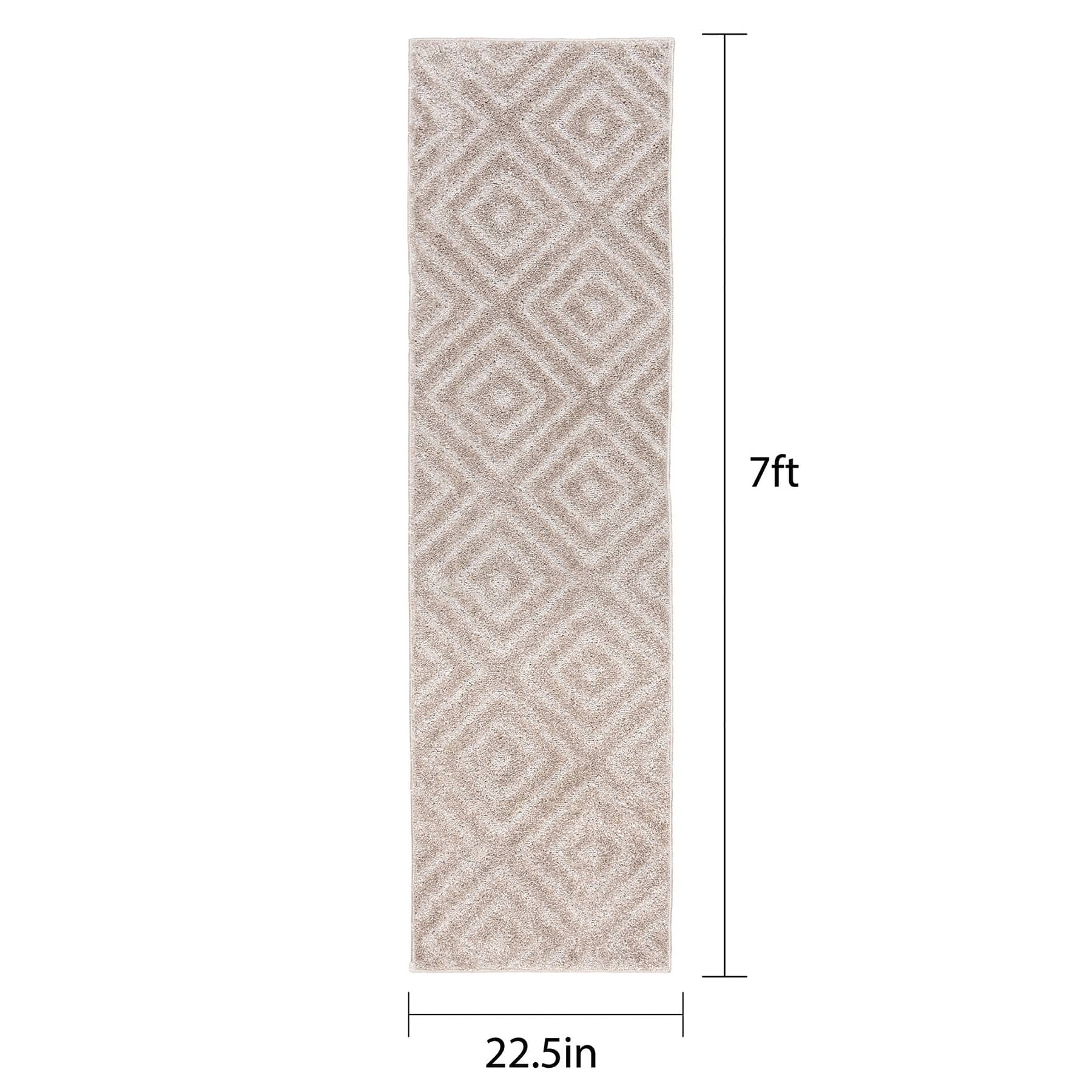 (D604) Waterford Ronin Parchment Runner, 2x7