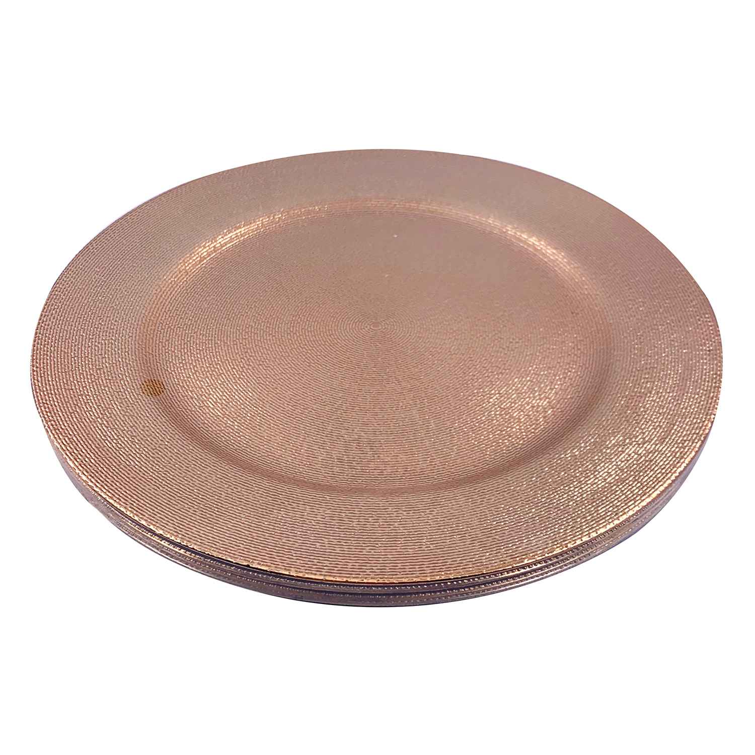 Set of 4 Gold Charger Plates