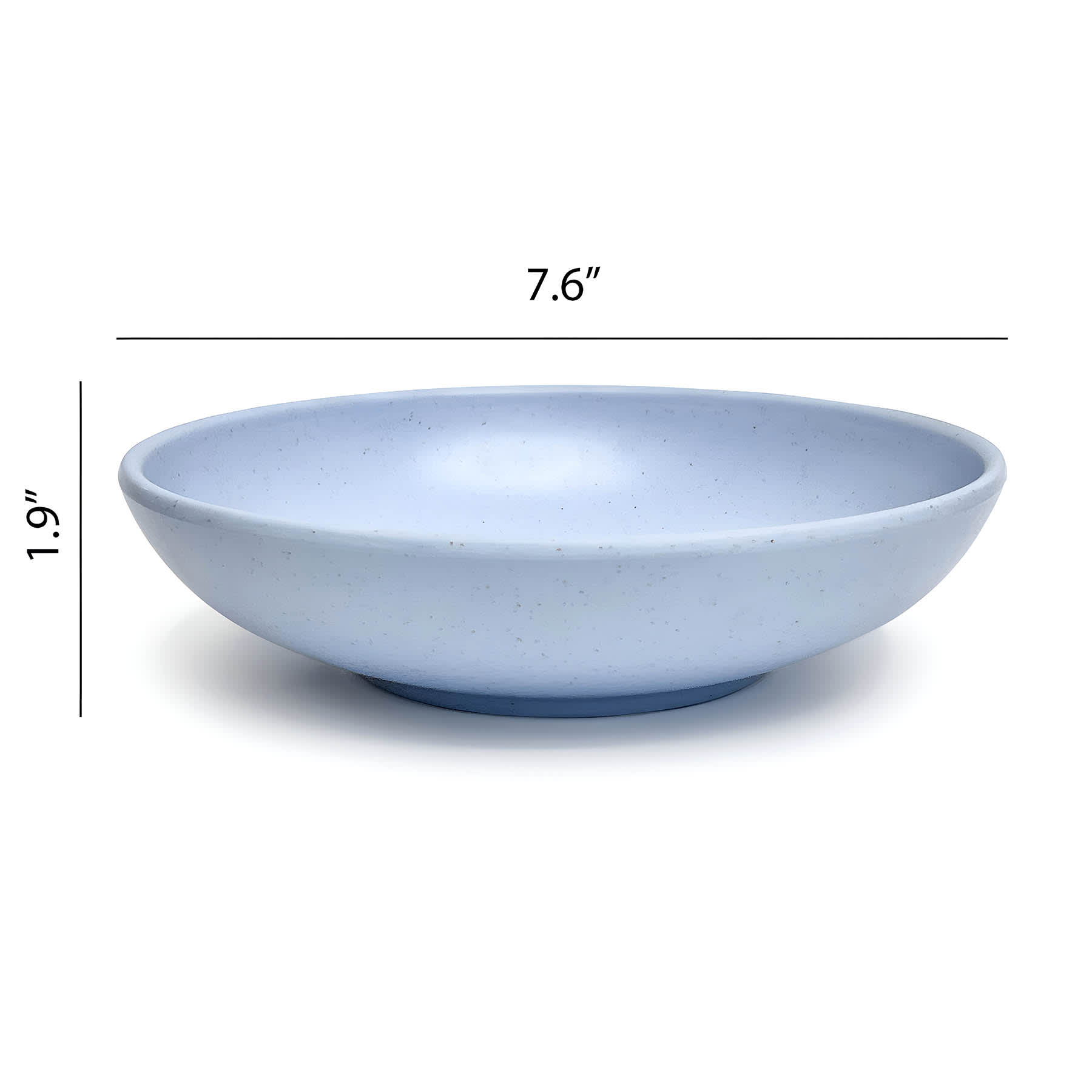 Coupe Matte Blue Pasta Bowl