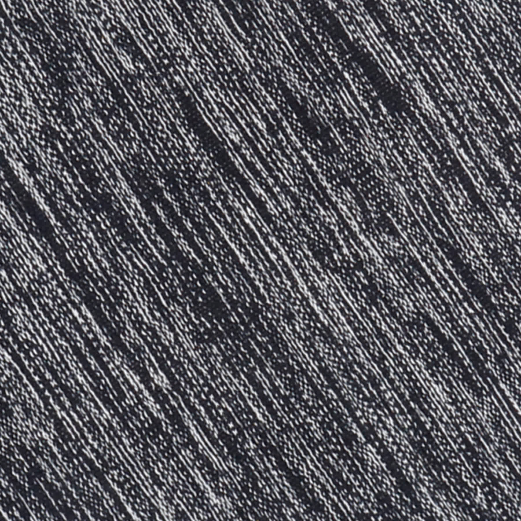 Black Melange Cotton Accent Rug, 27x45