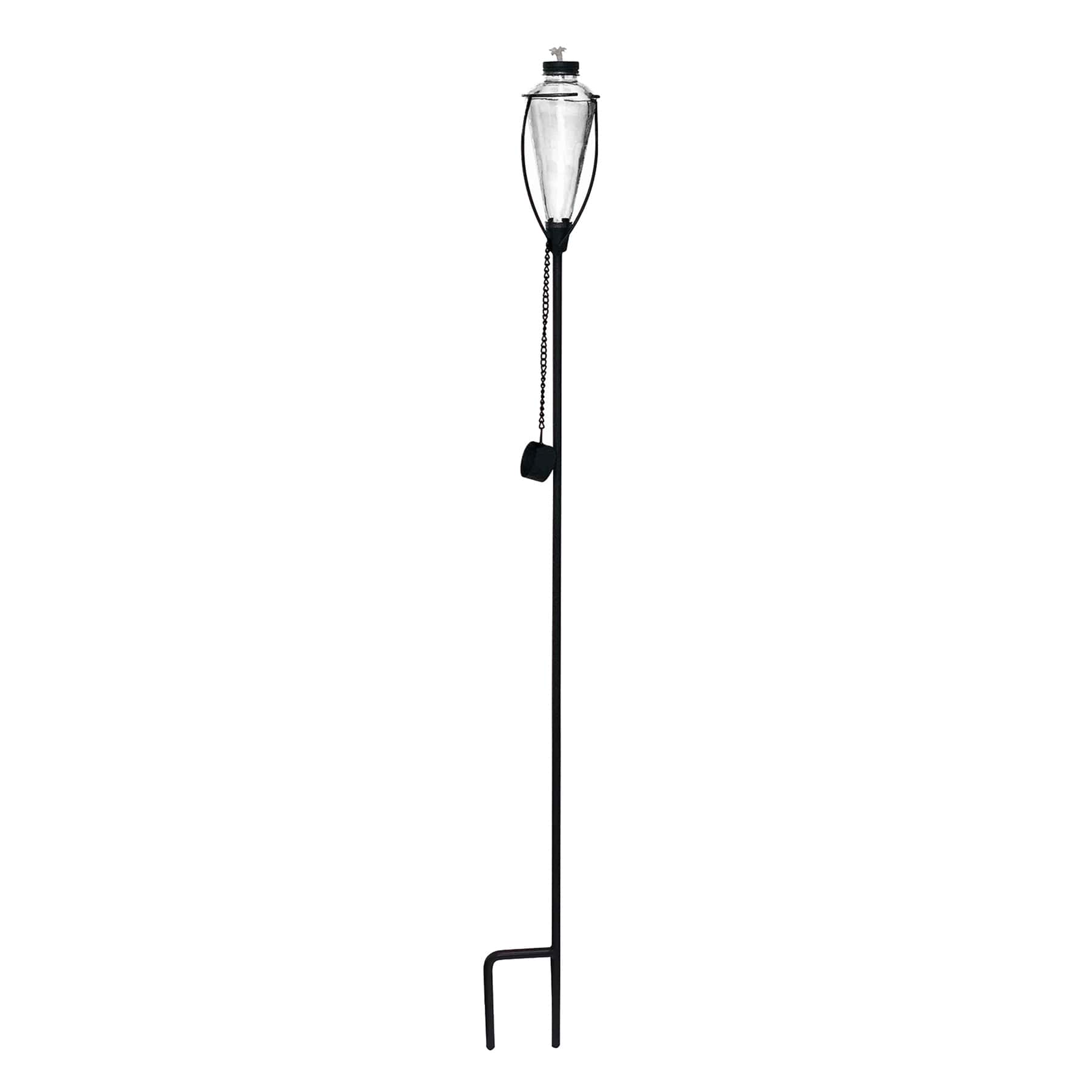 Clear Glass Garden Torch, 61"